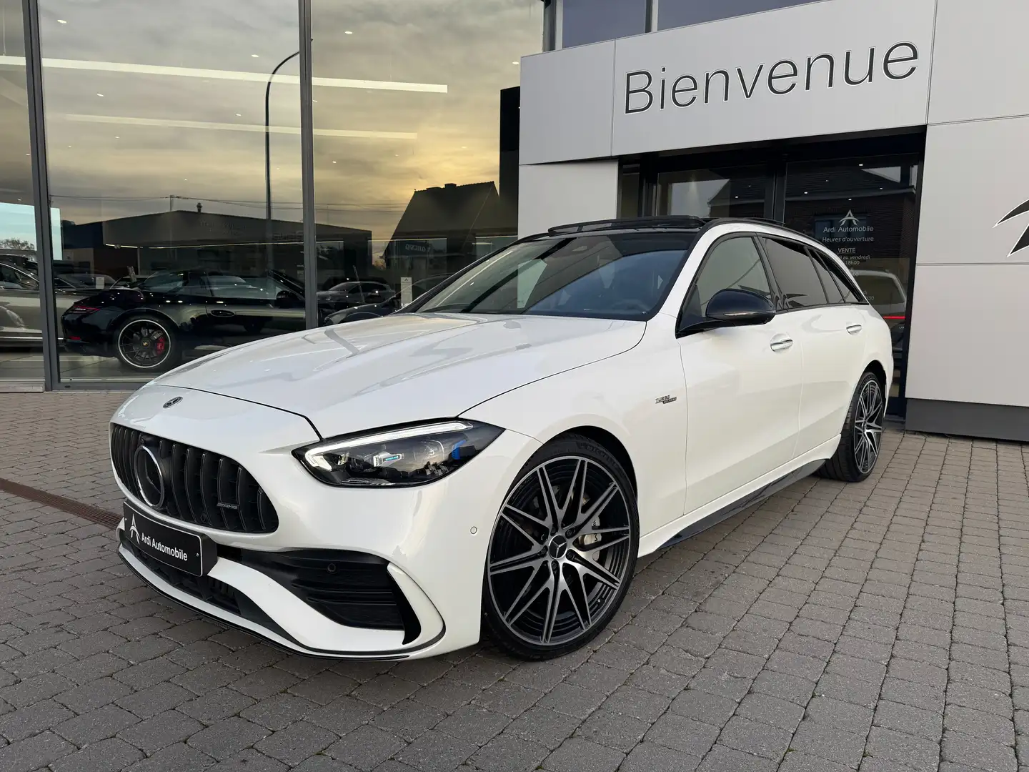 Mercedes-Benz C 43 AMG Break AMG 4-Matic+ *GARANTIE*1ER PROP*FULL OPTIONS Blanc - 1