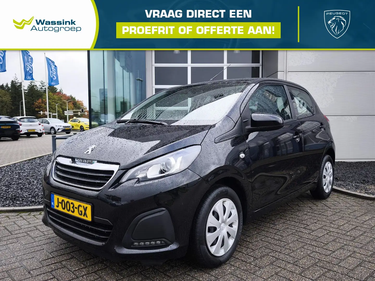 Peugeot 108 1.0 e-VTi 72pk 5D Active | Airco | Blue tooth | El Noir - 1