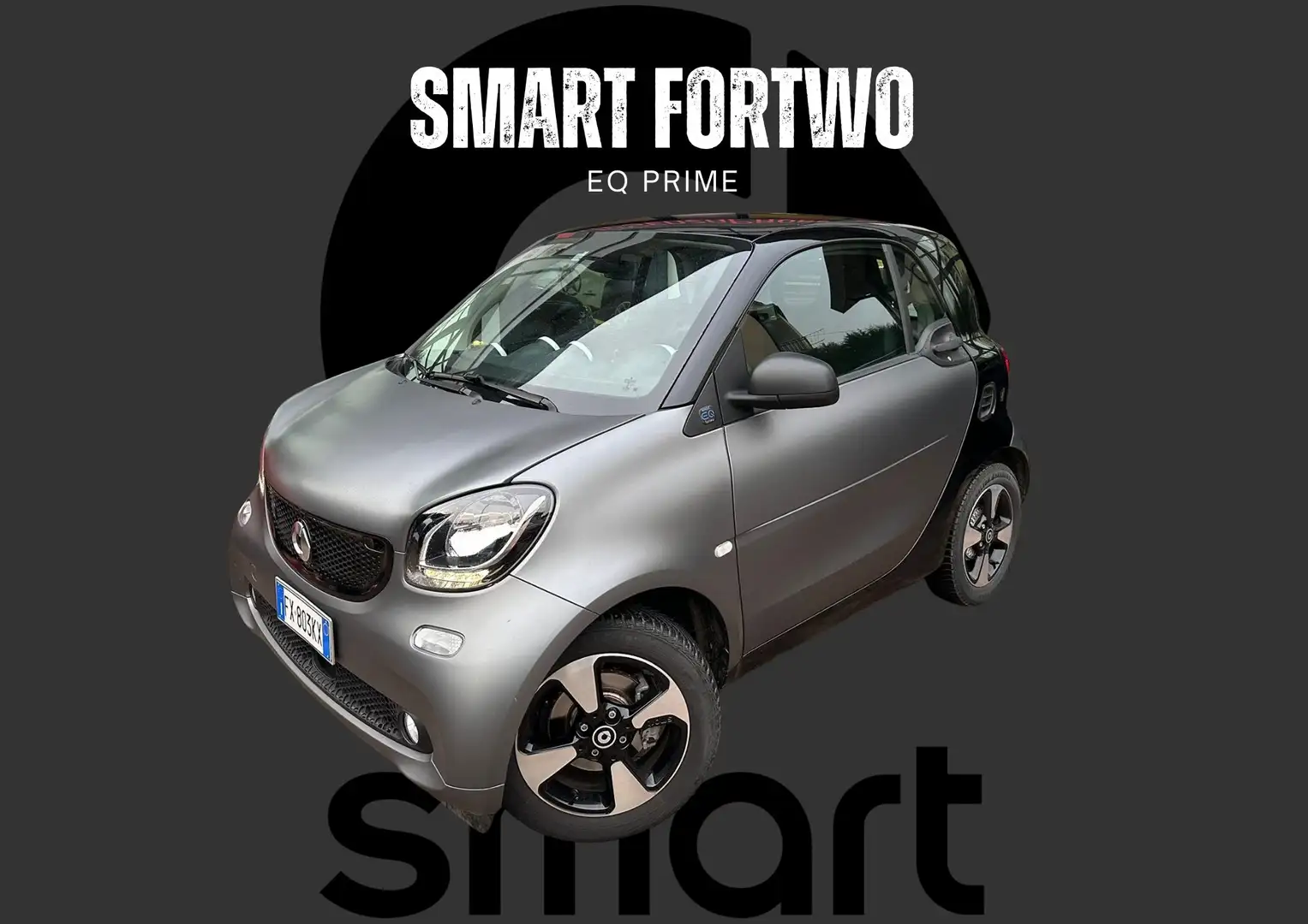 smart forTwo Fortwo III EQ electric drive Prime Gris - 1