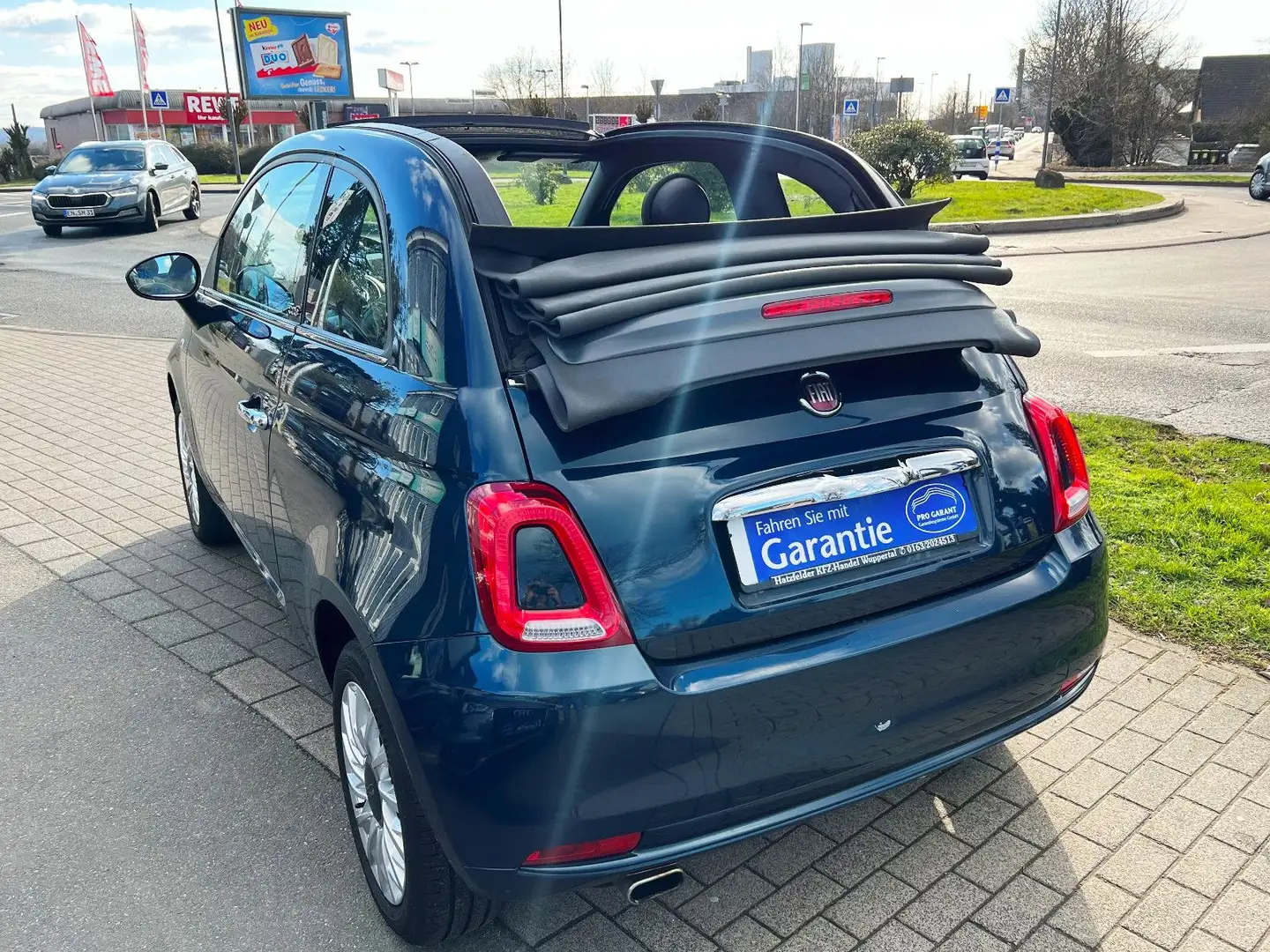 Fiat 500C Cabrio*Scheckheft*Klimaaut.*Xenon*TOP* Blau - 2