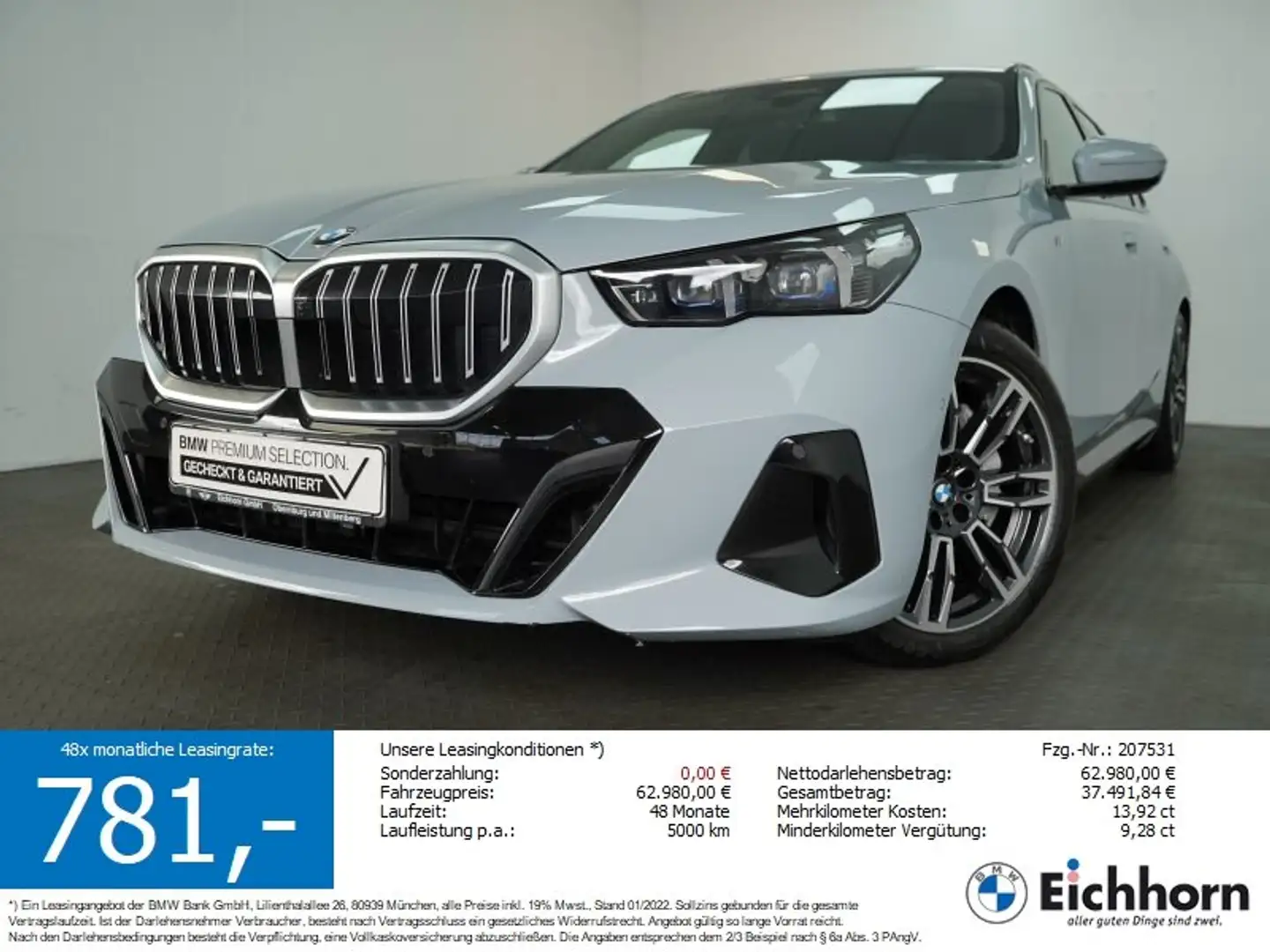 BMW 540 d xDrive Touring M Sportpaket *STANDHEIZUNG* Grau - 1