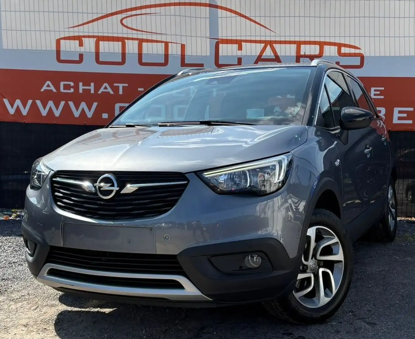 Opel Crossland X 1.2 Turbo -EU6b-GARANTIE 1AN-GPS-CLIM-CAMERA-PDC Grijs - 1