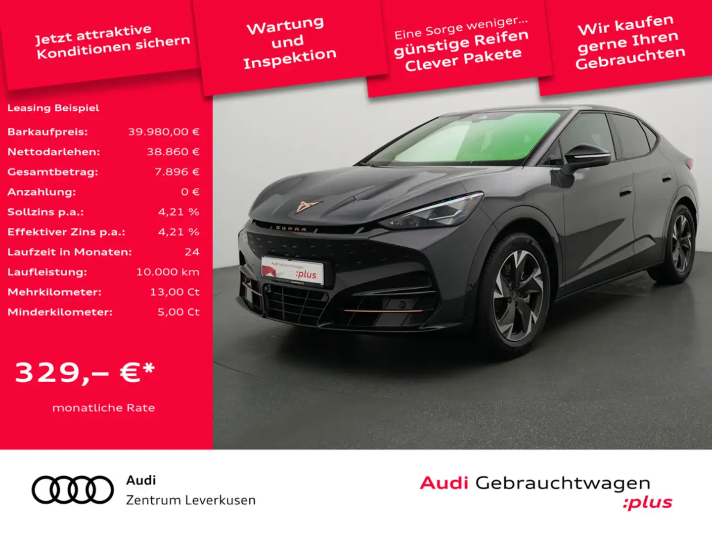 CUPRA Tavascan Endurance NAVI VIRT LEDER CARPLAY AC Grau - 1