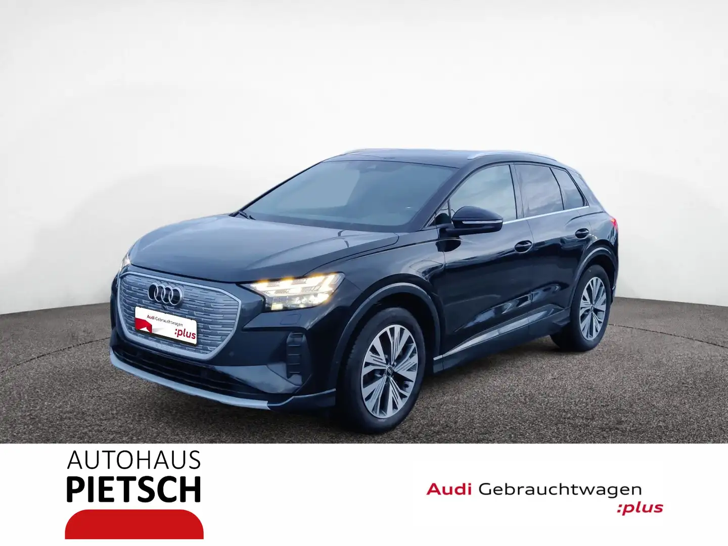 Audi Q4 e-tron Q4 50 e-tron quattro S line 77 kWh Matrix ACC Schwarz - 1
