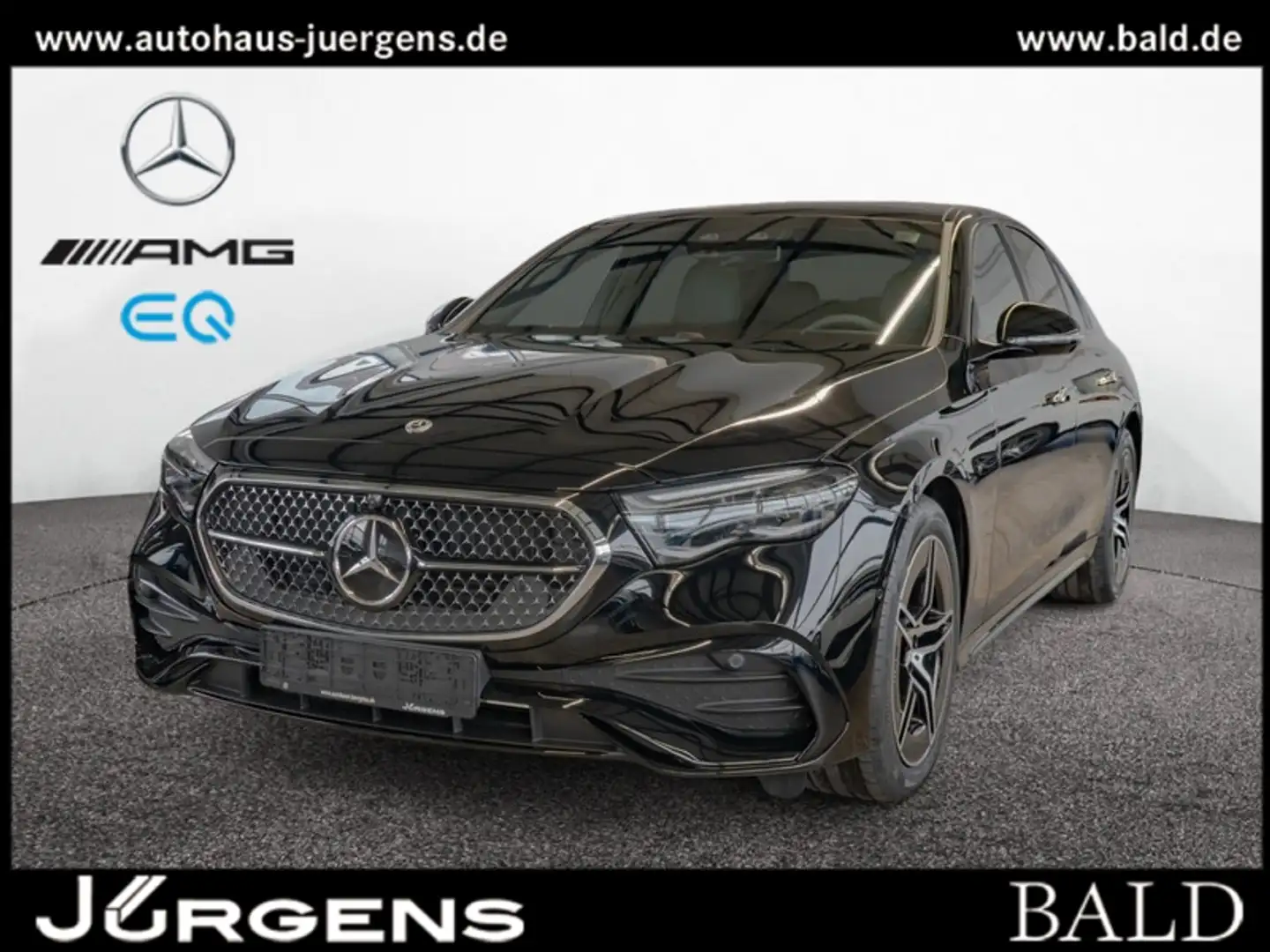 Mercedes-Benz E 200 AMG-Sport/360/Pano/Burm/Distr/Night/19' Noir - 1