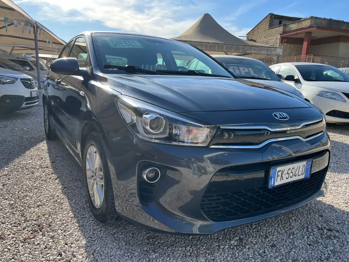 Kia Rio 1400 CRDI 5 PORTE KM CERTIFICATI 1 PROP RETROCAMER Gris - 1