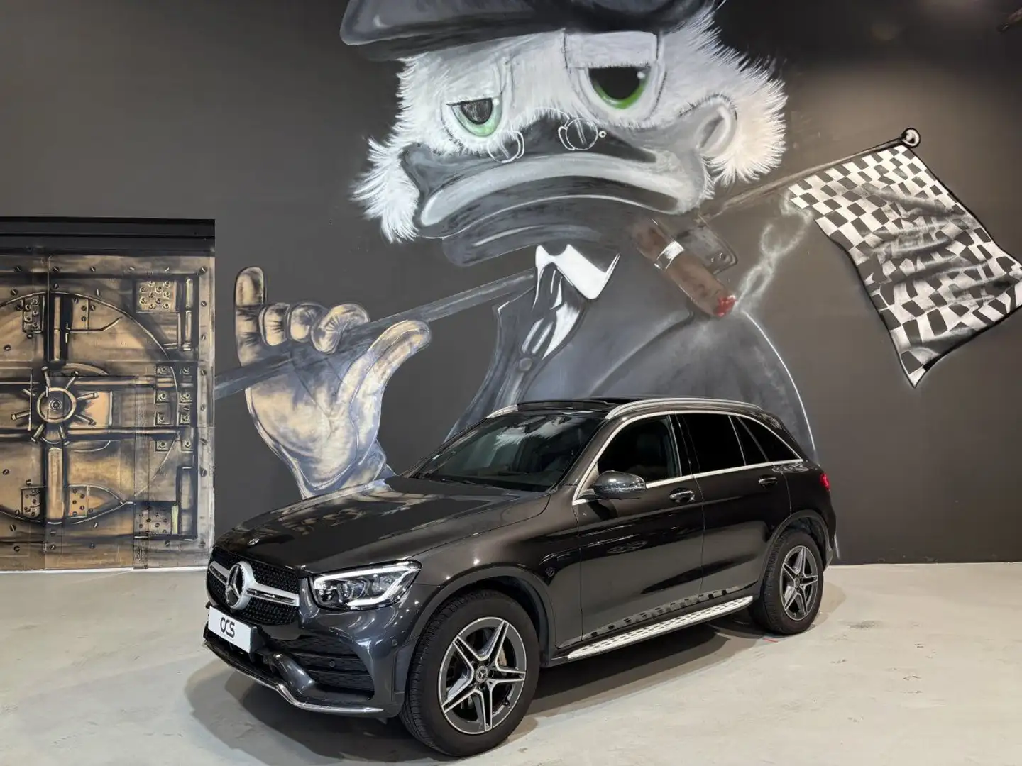 Mercedes-Benz GLC 300 300E AMG Line 4Matic Premium Plus Attelage Gris - 1