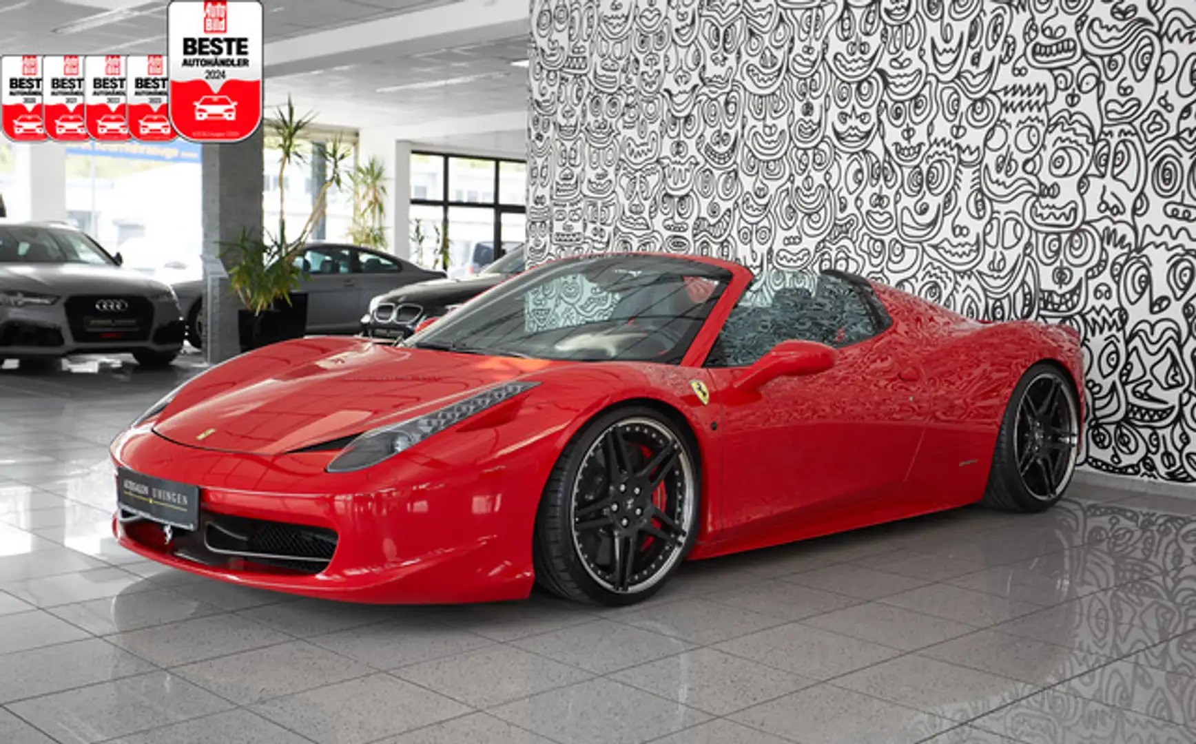 Ferrari 458 Spider NOVITEC*CAPRISTO*LIFT*SHIELDS*UNIKAT! Rot - 1