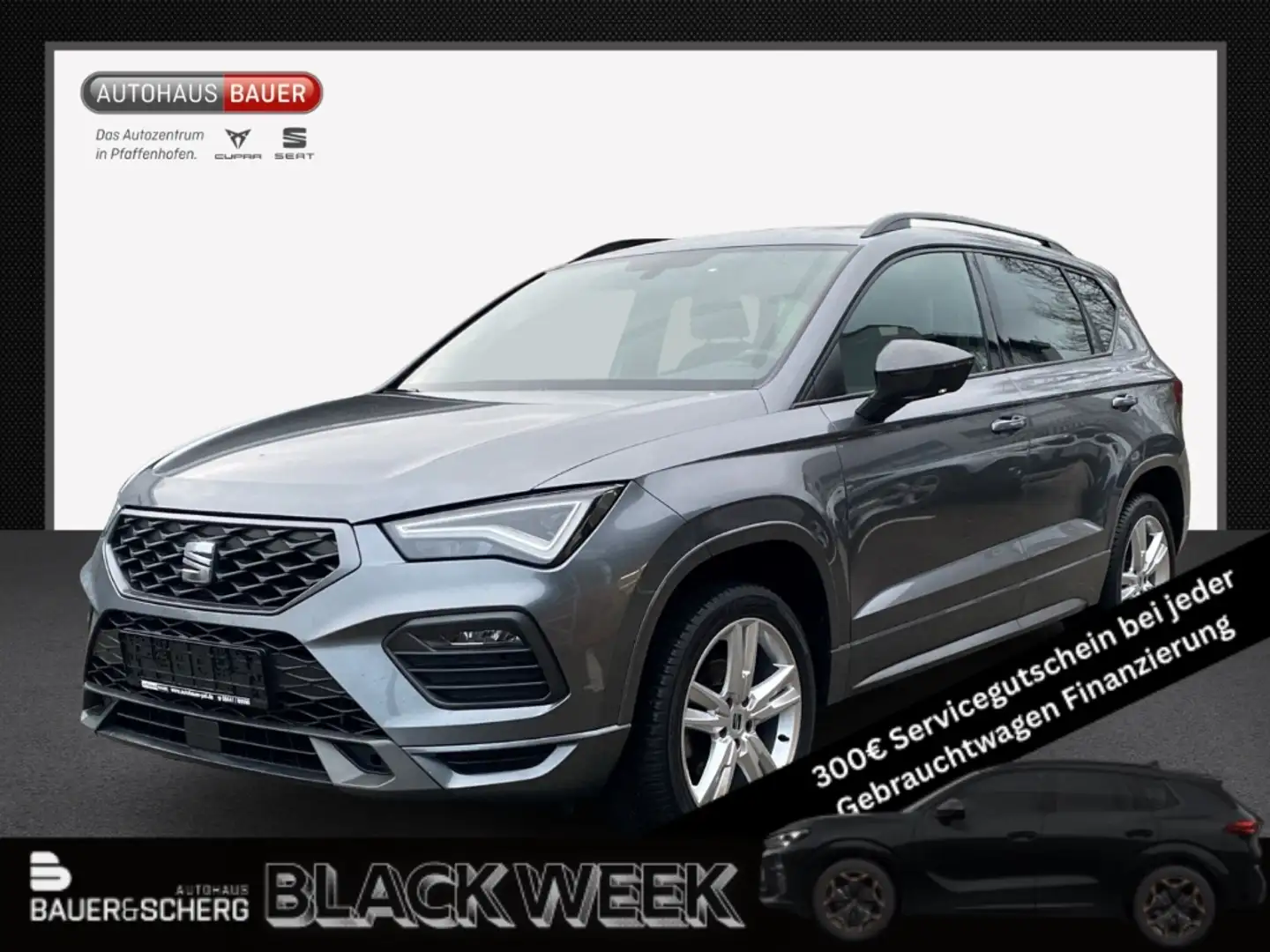 SEAT Ateca FR 1.5TSI ACT FULLINK NAVI VIRTUALCKOCKPIT BEATS L Grau - 1