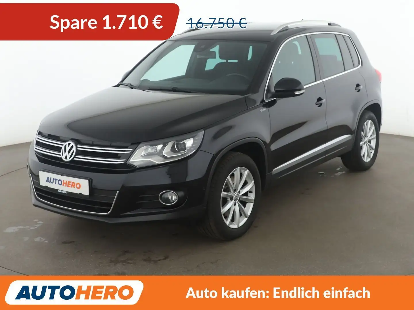 Volkswagen Tiguan 2.0 TDI Lounge Sport & Style BlueMotion Tech*NAVI* Noir - 1