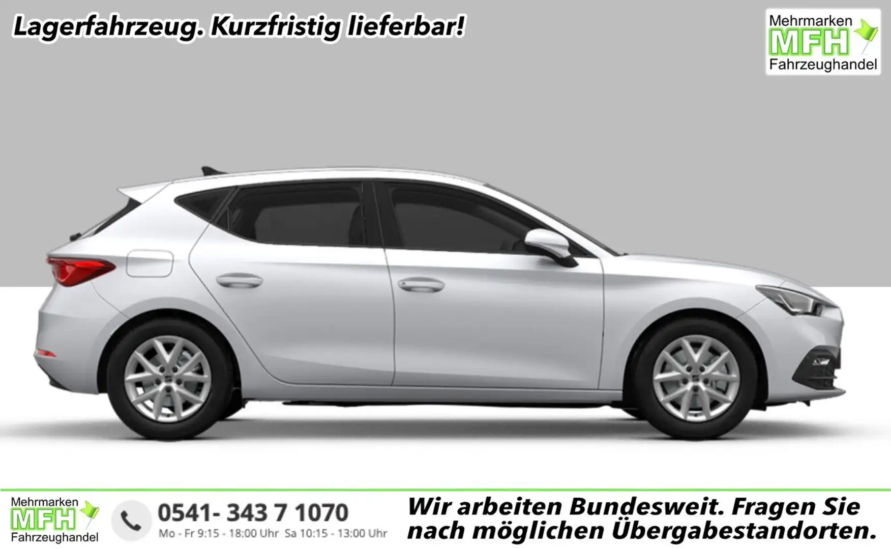 SEAT Leon Style 1.5 TSI 115 PDC 3ZClim ACC AppCo 16Z 85 k... Alb - 1