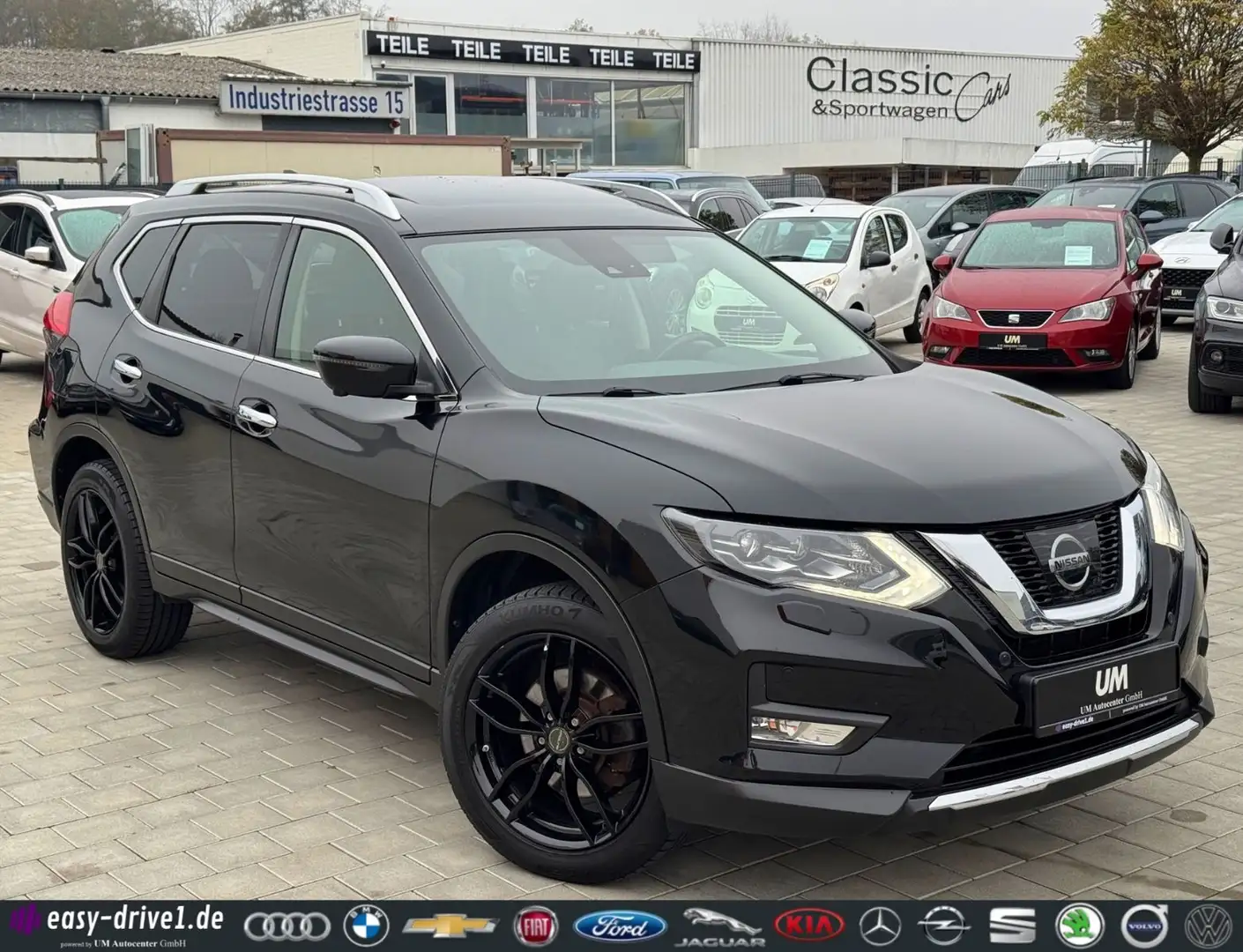Nissan X-Trail N-Connecta/PANORAMA/AHK/360°/KEYLESS/SHZ Noir - 1