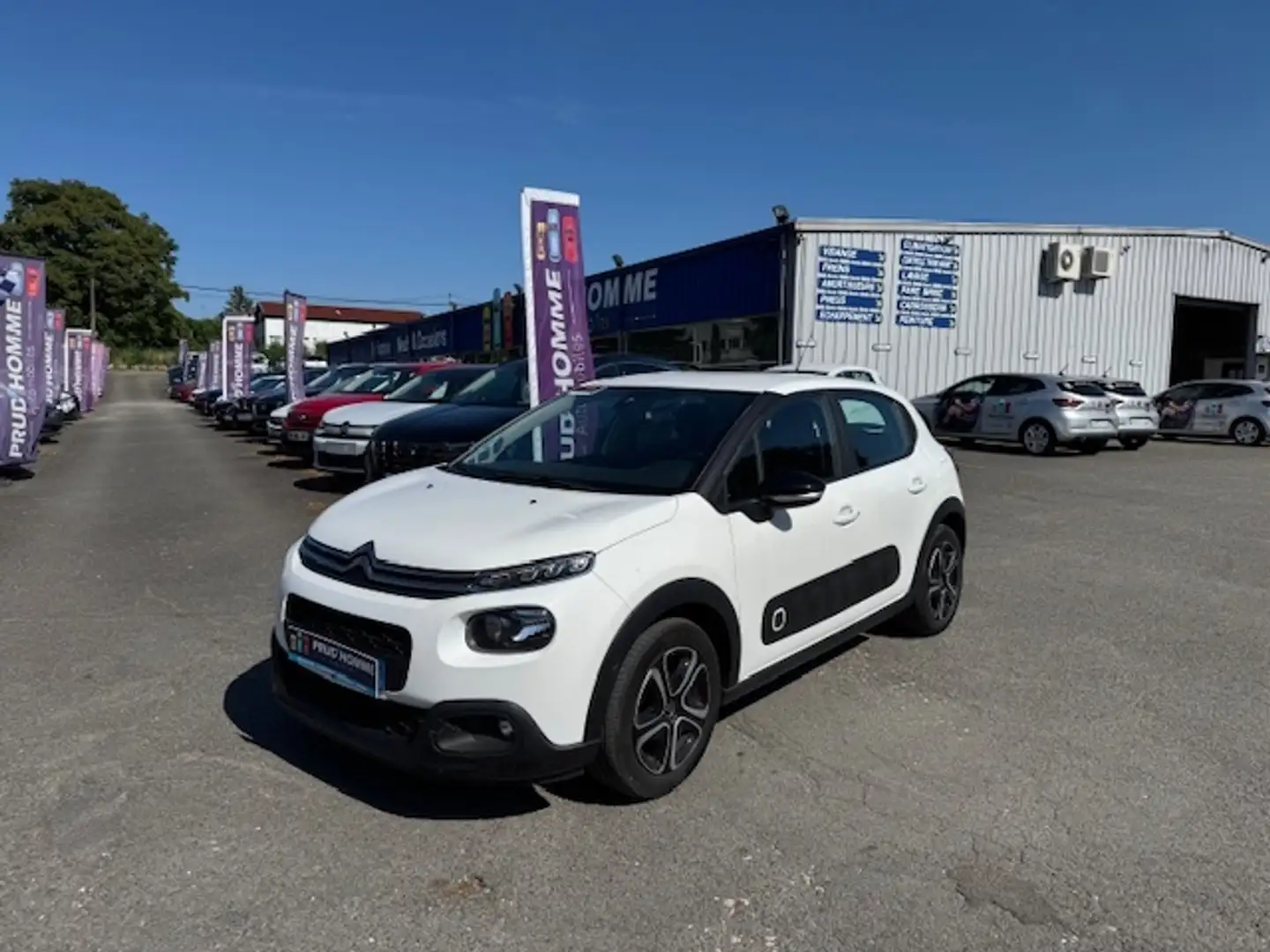 Citroen C3 1.5 BLUEHDI 100CH S\u0026S SHINE BUSINESS Blanc - 1