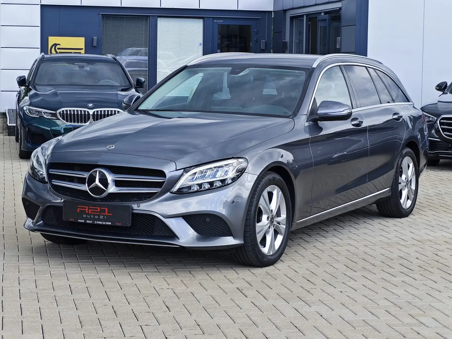 Mercedes-Benz C 180 T d Business+|AHK|LED|Leder|Navi-Groß Gris - 1
