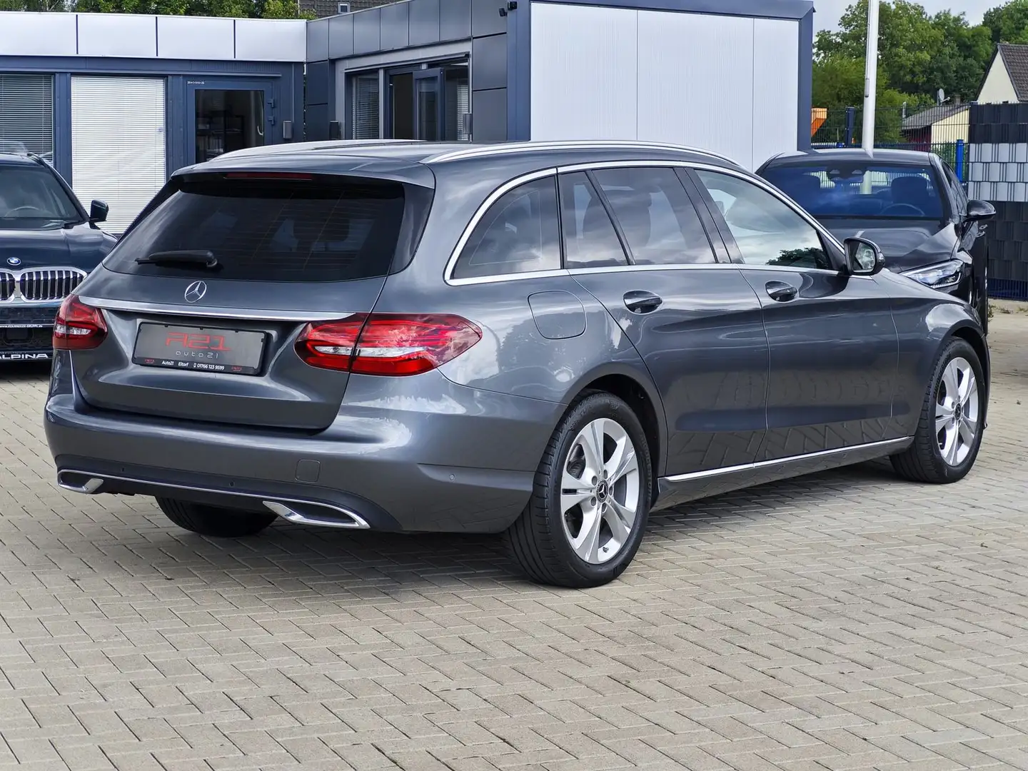 Mercedes-Benz C 180 T d Business+|AHK|LED|Leder|Navi-Groß Gris - 2