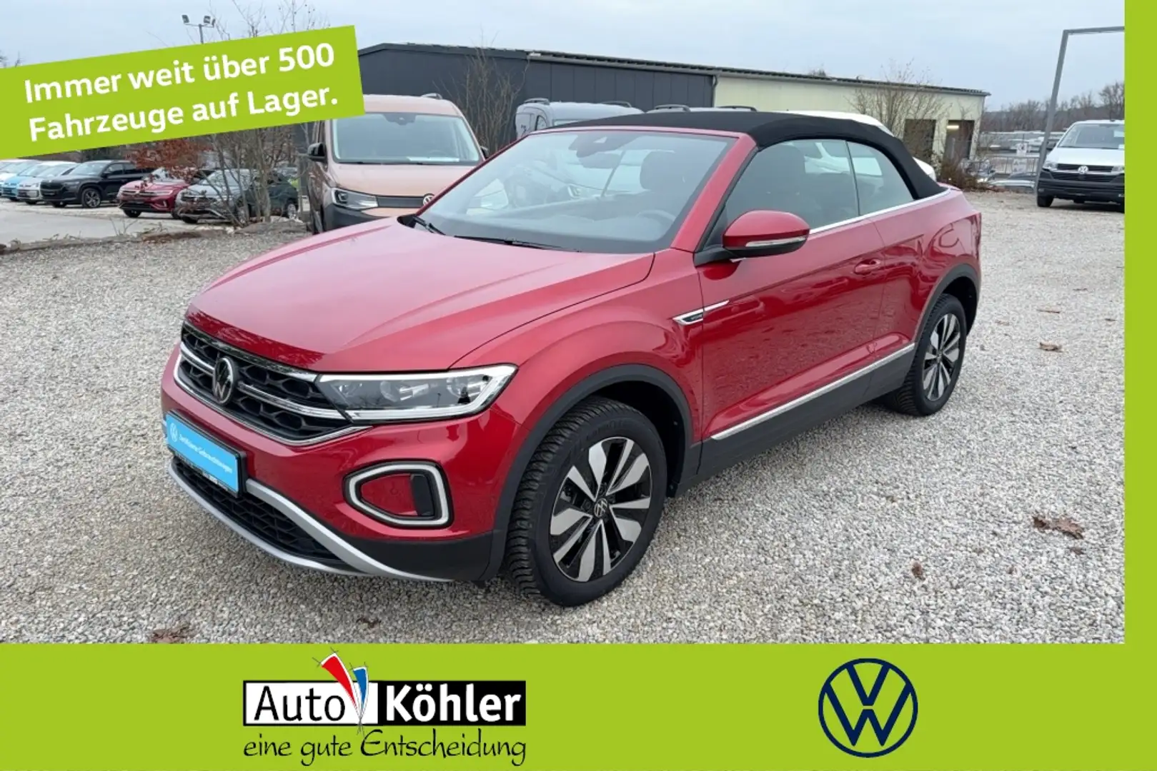 Volkswagen T-Roc Cabriolet MOVE TSi CarPlay/AHK/StHz/Virt Rouge - 1