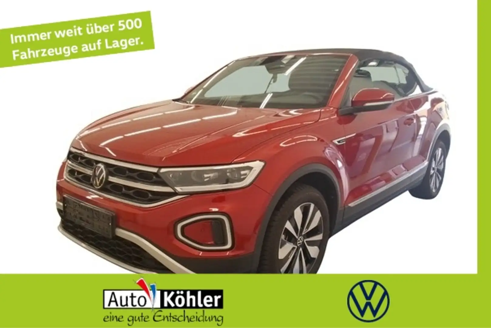 Volkswagen T-Roc Cabriolet MOVE TSi CarPlay/AHK/StHz/Virt Rot - 1