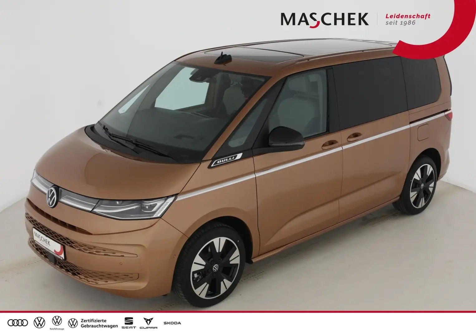 Volkswagen T7 Multivan Style KÜ 1.4 TSI eHybrid DSG AHK LED Panorama Bronze - 1