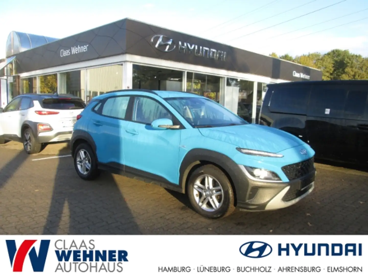 Hyundai KONA Select Mild-Hybrid 2WD Android Apple CarPlay Bleu - 1