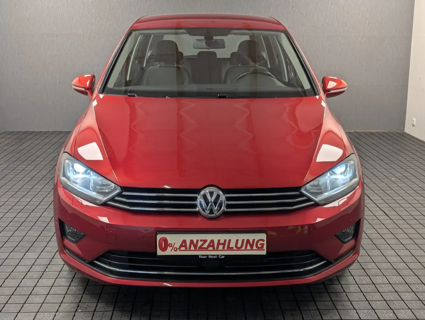 Volkswagen Golf Sportsvan 1.4TSI Highline+AHK+Navi+Bi-Xenon Rosso - 2