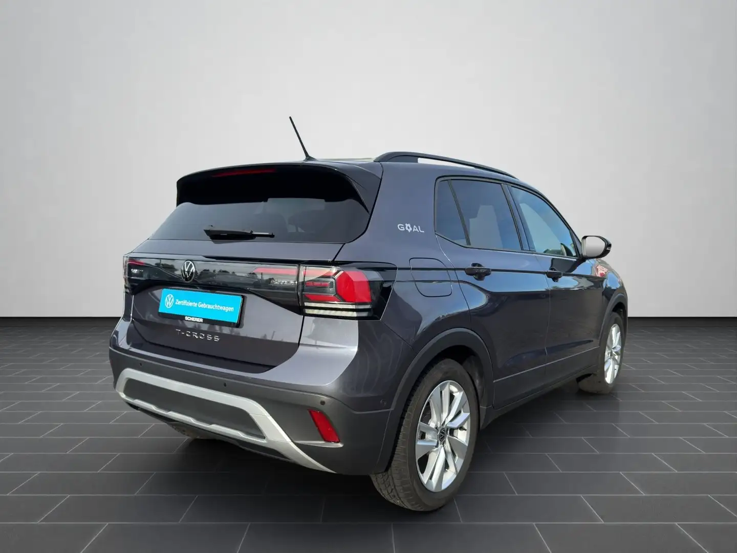 Volkswagen T-Cross 1.0 TSI GOAL AHK NAVI SHZ Grau - 2