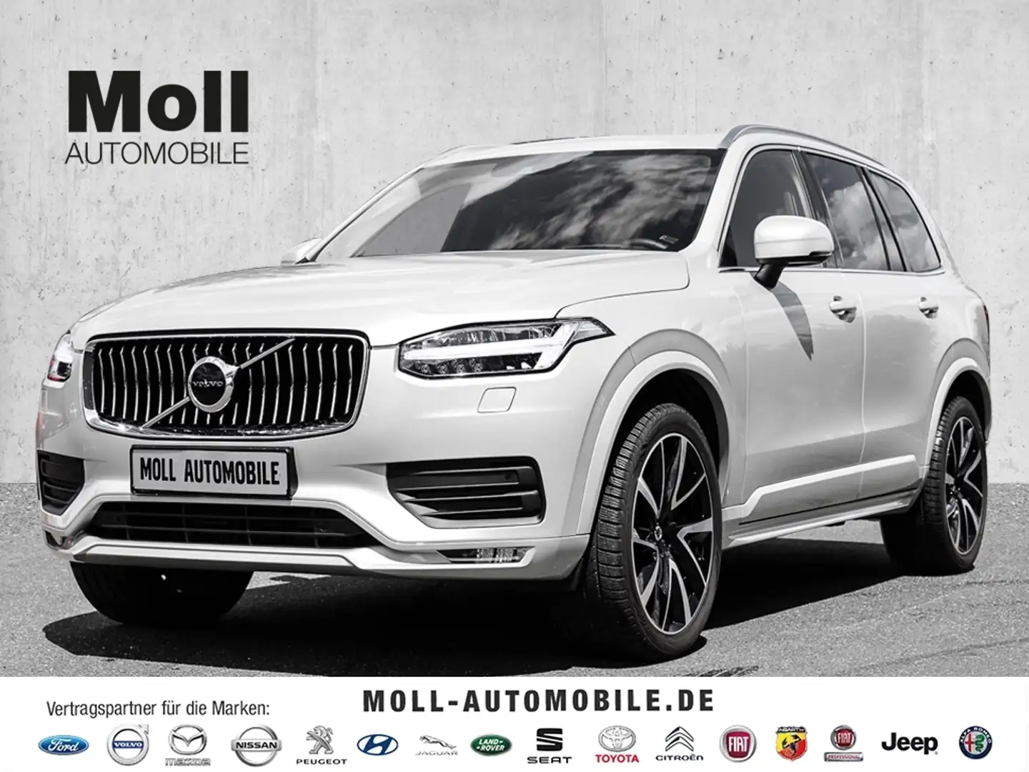 Volvo XC90 Momentum Pro AWD B5 Diesel EU6d Allrad HUD StandHZ Gümüş rengi - 1