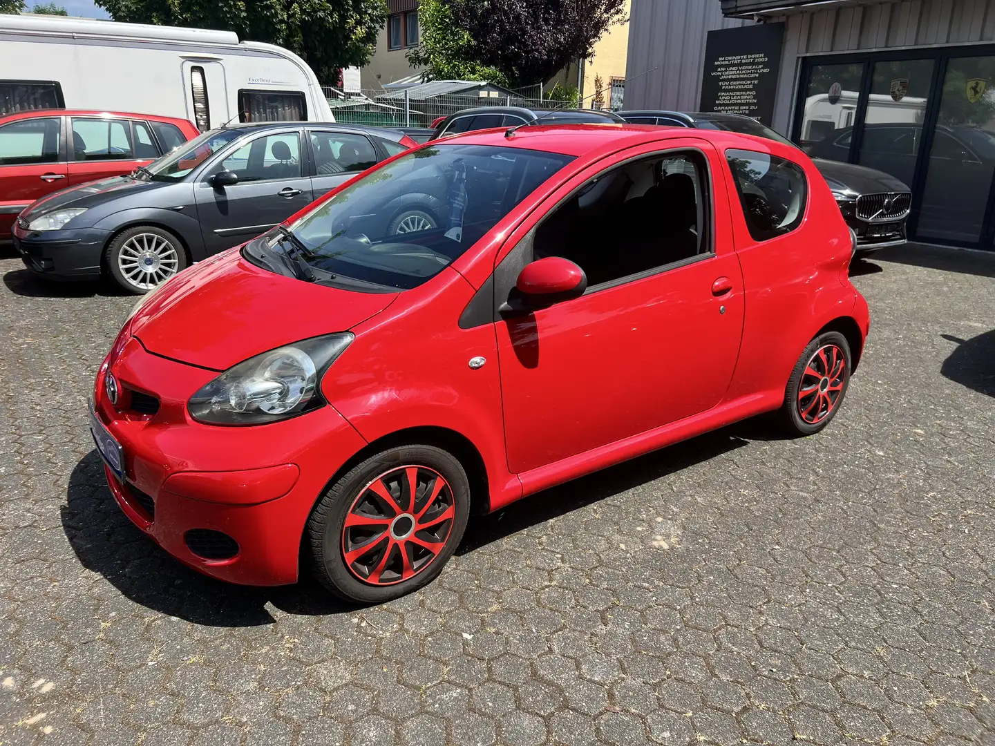 Toyota Aygo Cool/Klimaanlage/Neue Allwetterreifen/ Rouge - 2