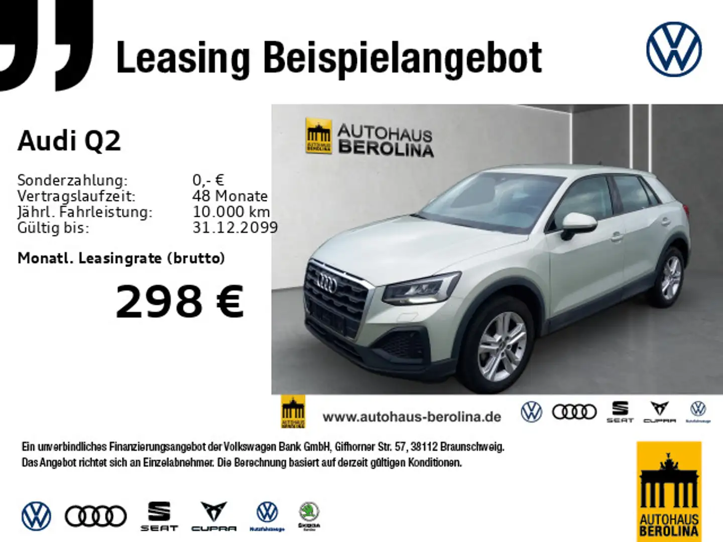 Audi Q2 30 TFSI *GRA*Virt.C*LED*PDC*KLIMA* Silber - 1
