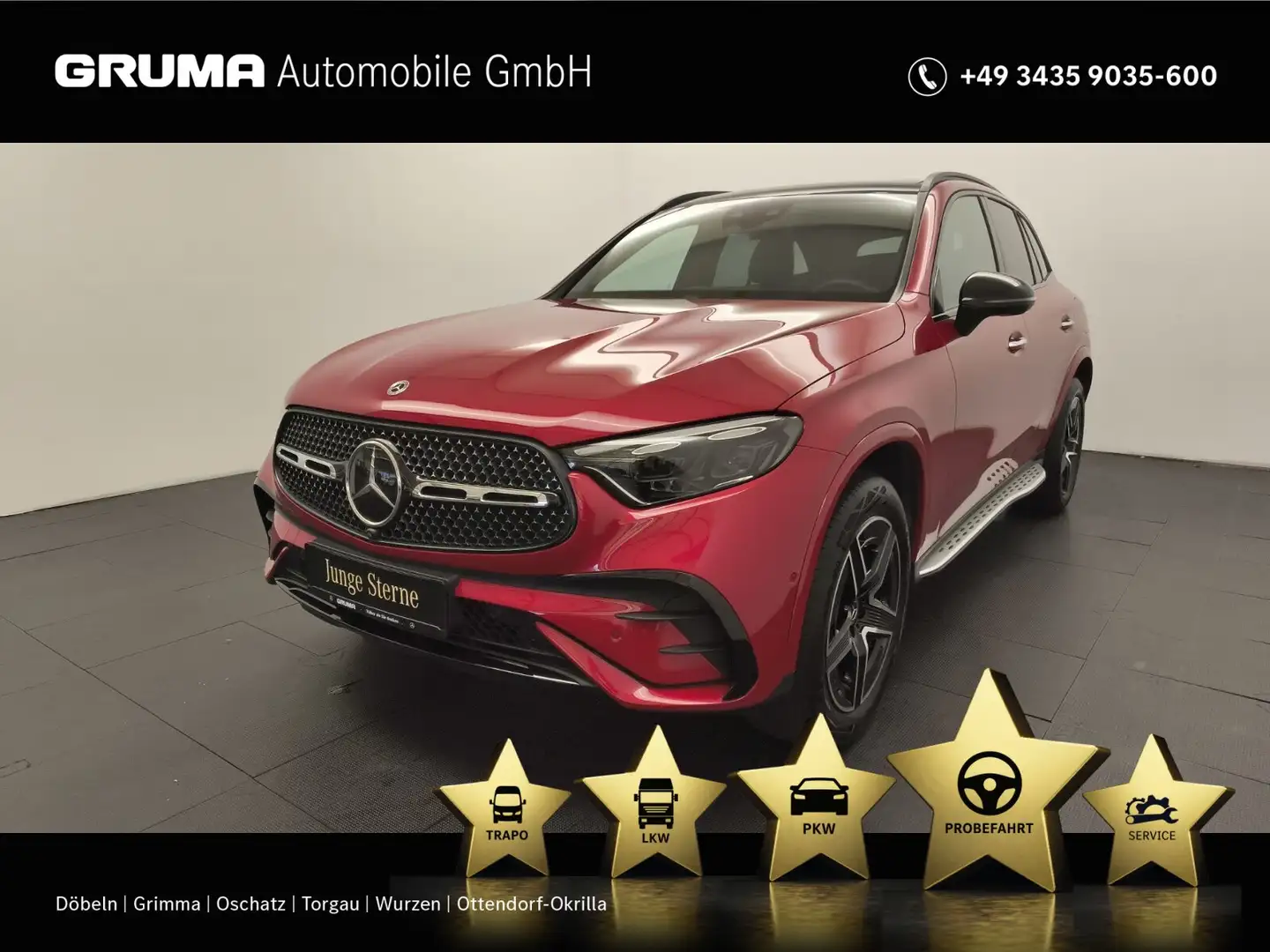 Mercedes-Benz GLC 300 GLC 300 de 4M AMG+Night+DigiLight+Pano+HUD+360°+ Rot - 1