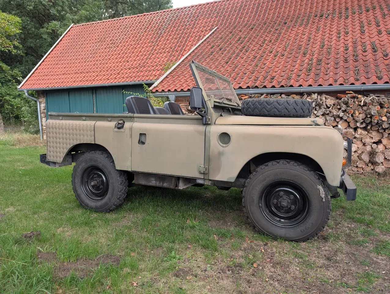 Land Rover Serie3 LR 88 Cabrio/pick up schöner Zustand H Zulassung 5 Sitzer Verzinkter Rahmen frame off restauration, foto 4