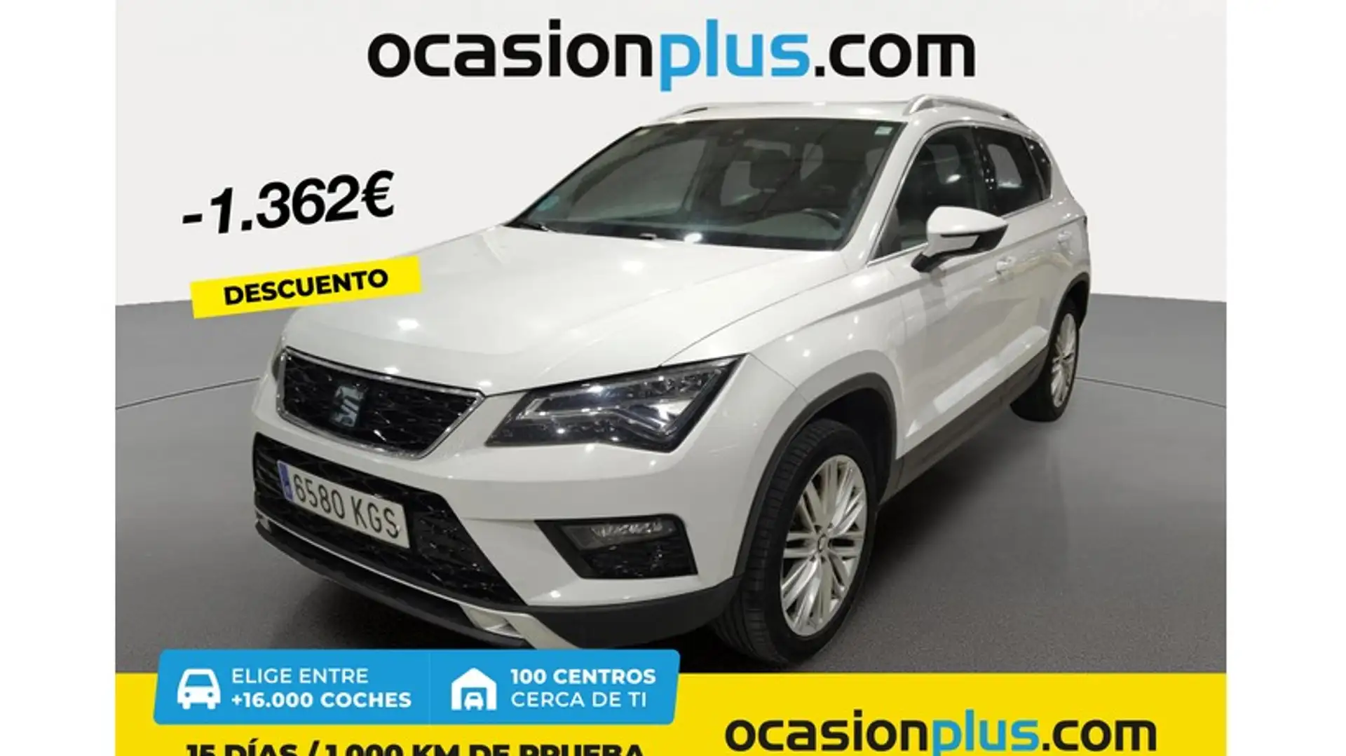 SEAT Ateca 1.6TDI CR S&S Ecomotive Xcellence Blanc - 1