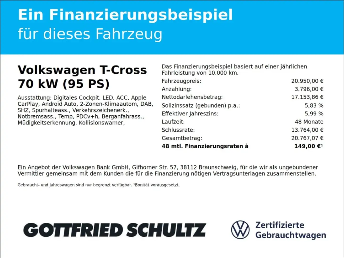 Volkswagen T-Cross LIFE SITZHEIZUNG EINPARKHILFE ACC LED Rot - 2