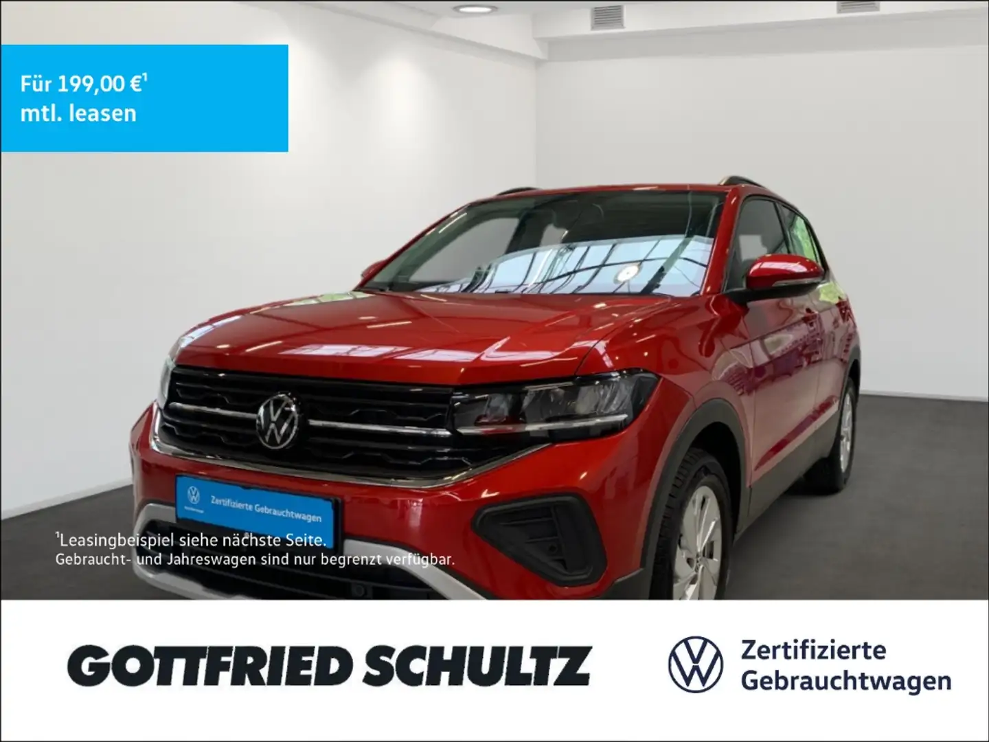 Volkswagen T-Cross LIFE SITZHEIZUNG EINPARKHILFE ACC LED Rojo - 1