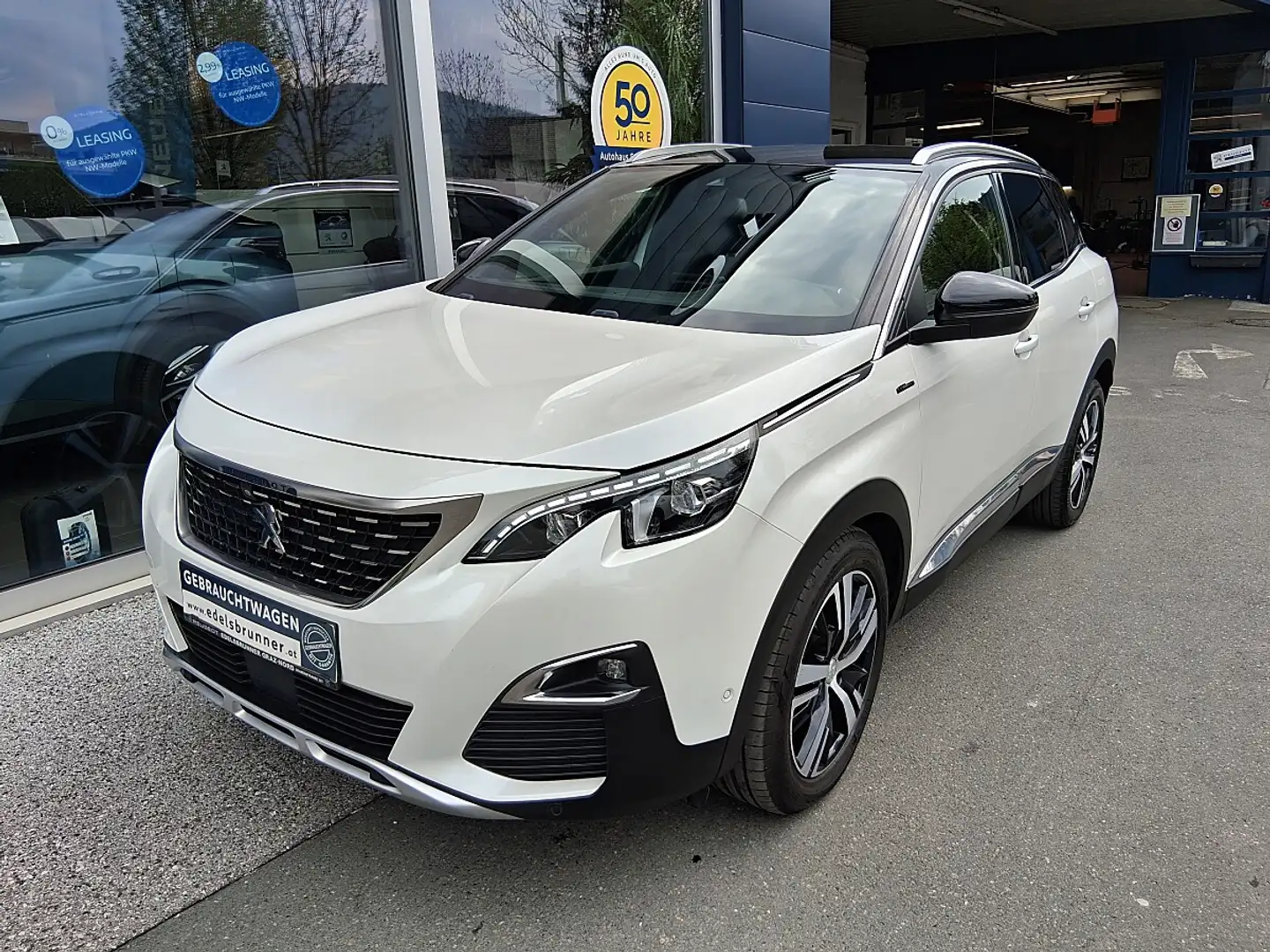 Peugeot 3008 1,5 BlueHDi 130 S&S EAT8 GT Line Aut. Weiß - 1