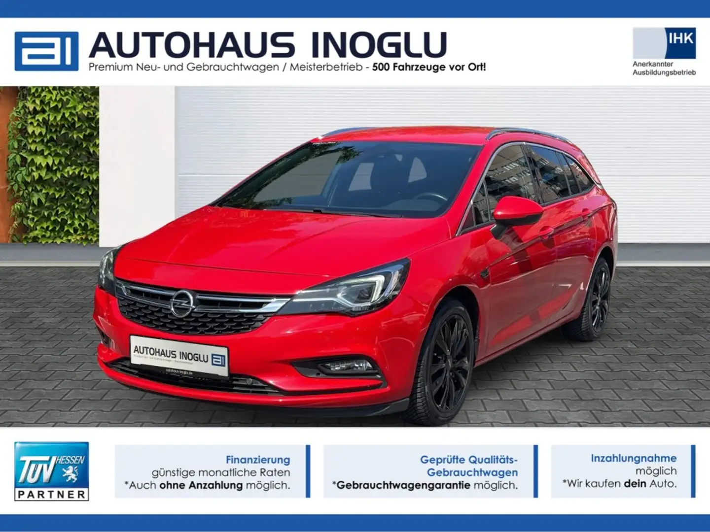Opel Astra K 150PS Dynamic LED+WINTERPAKET+F RKAM AGR Rot - 1