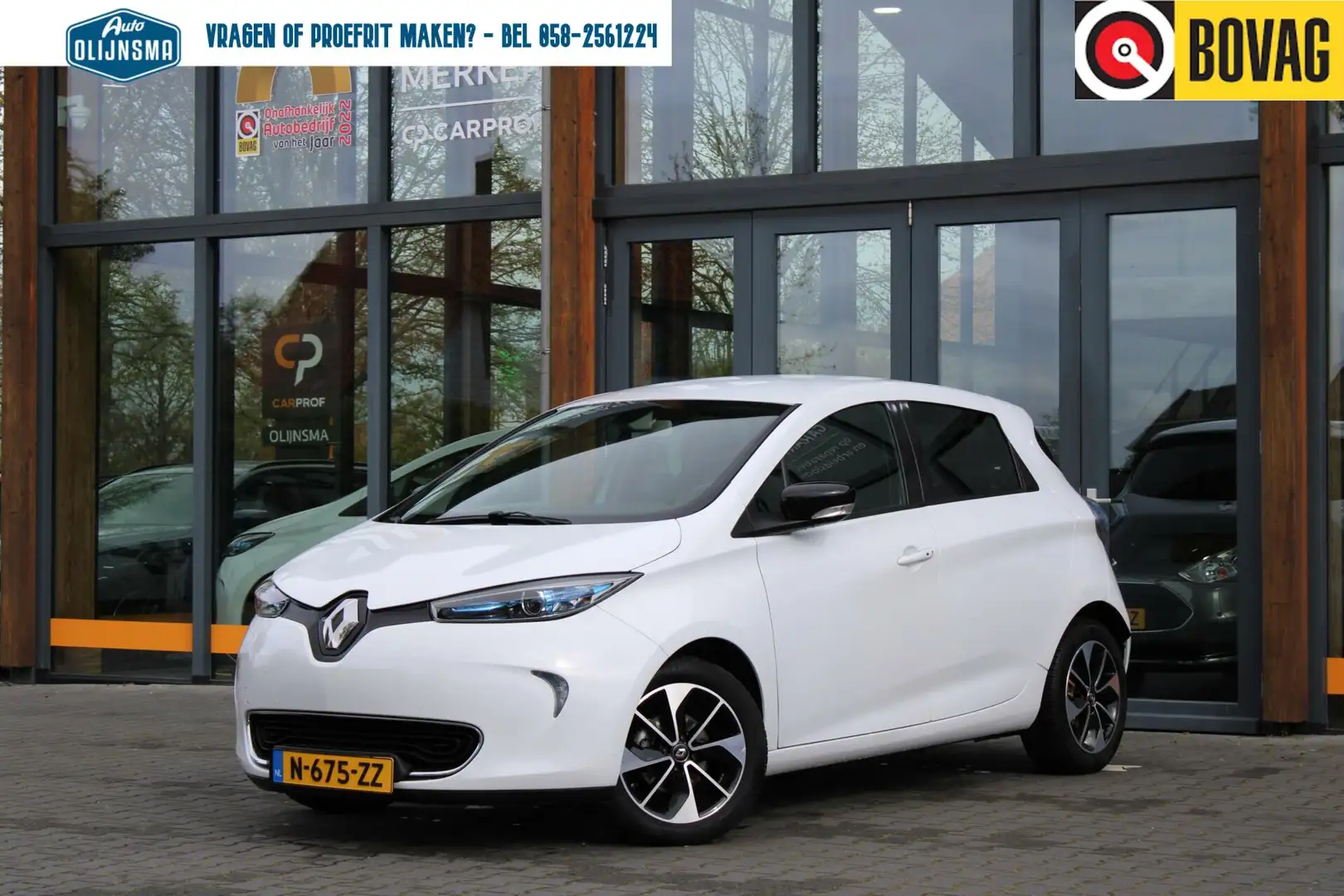 Renault ZOE R90 Intens 41 kWh (AccuHuur)|€8.994met subsidie|Ca Wit - 1