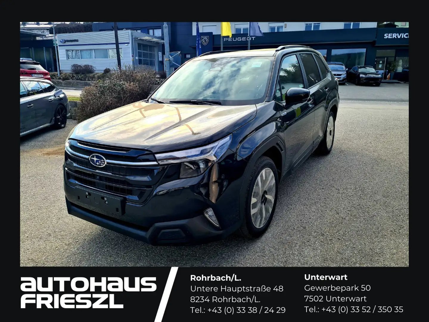 Subaru Forester 2,0i e-Boxer Premium AWD Aut. LEDER, PANO, Schwarz - 1