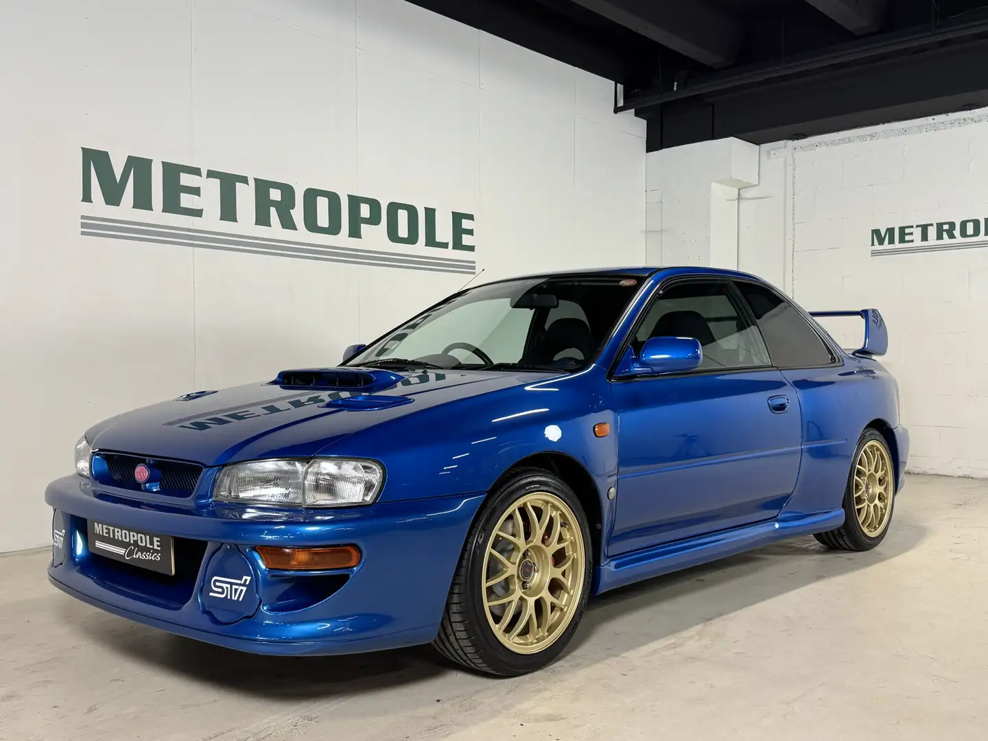 Subaru Impreza 22B STi M0965 Blauw - 1