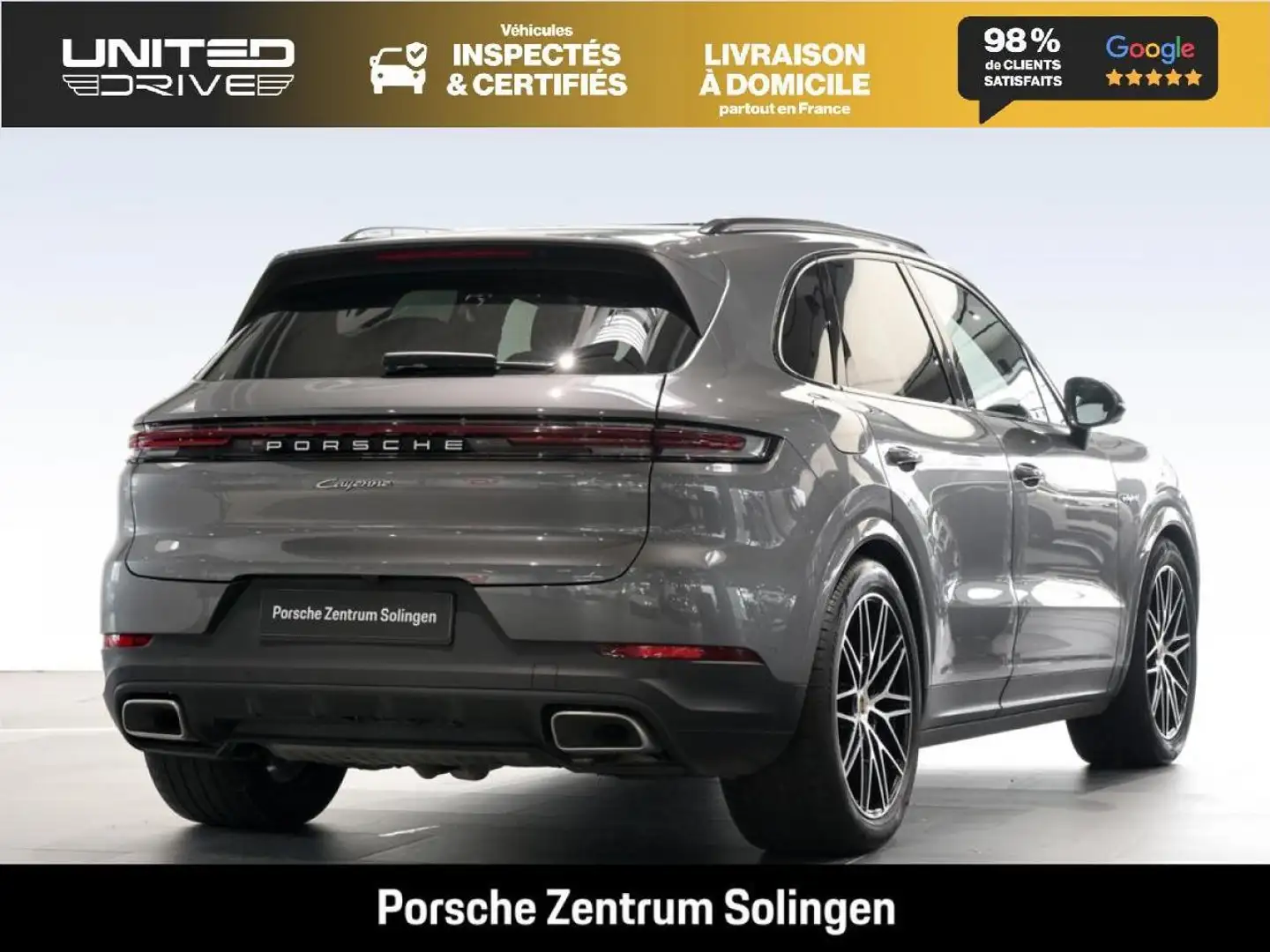 Porsche Cayenne Cayenne 3.0i V6 - 304 - BVA Tiptronic S 2017 E-Hybrid PHASE 2 Gris - 2