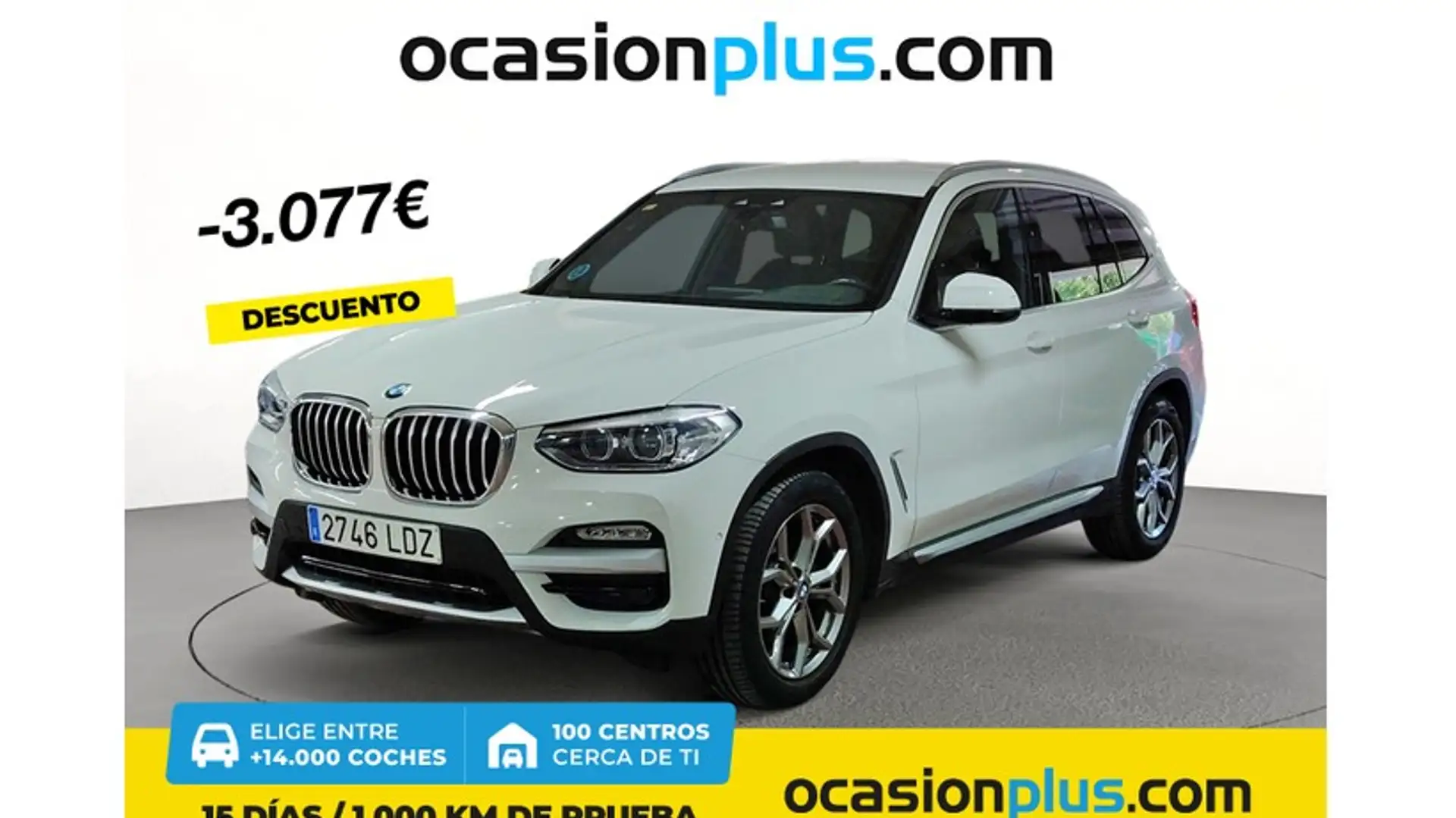 BMW X3 xDrive 20dA Blanc - 1