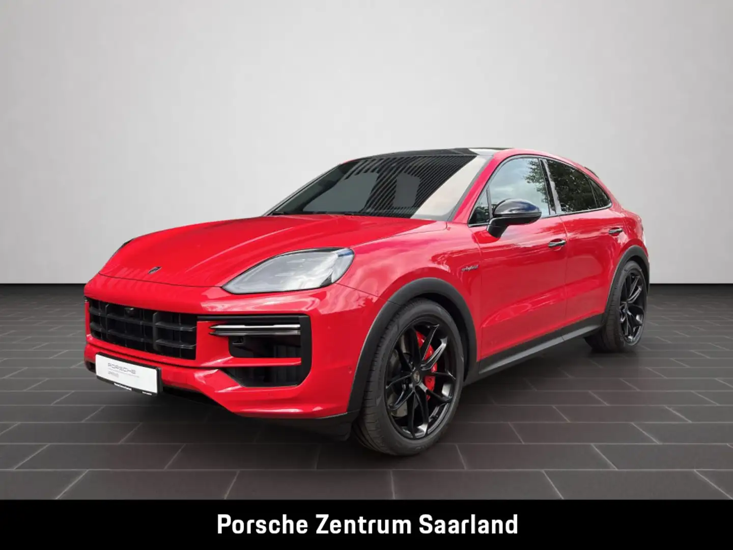 Porsche Cayenne Turbo E-Hybrid Coupe Hinterachsl.,Leicht Rot - 1