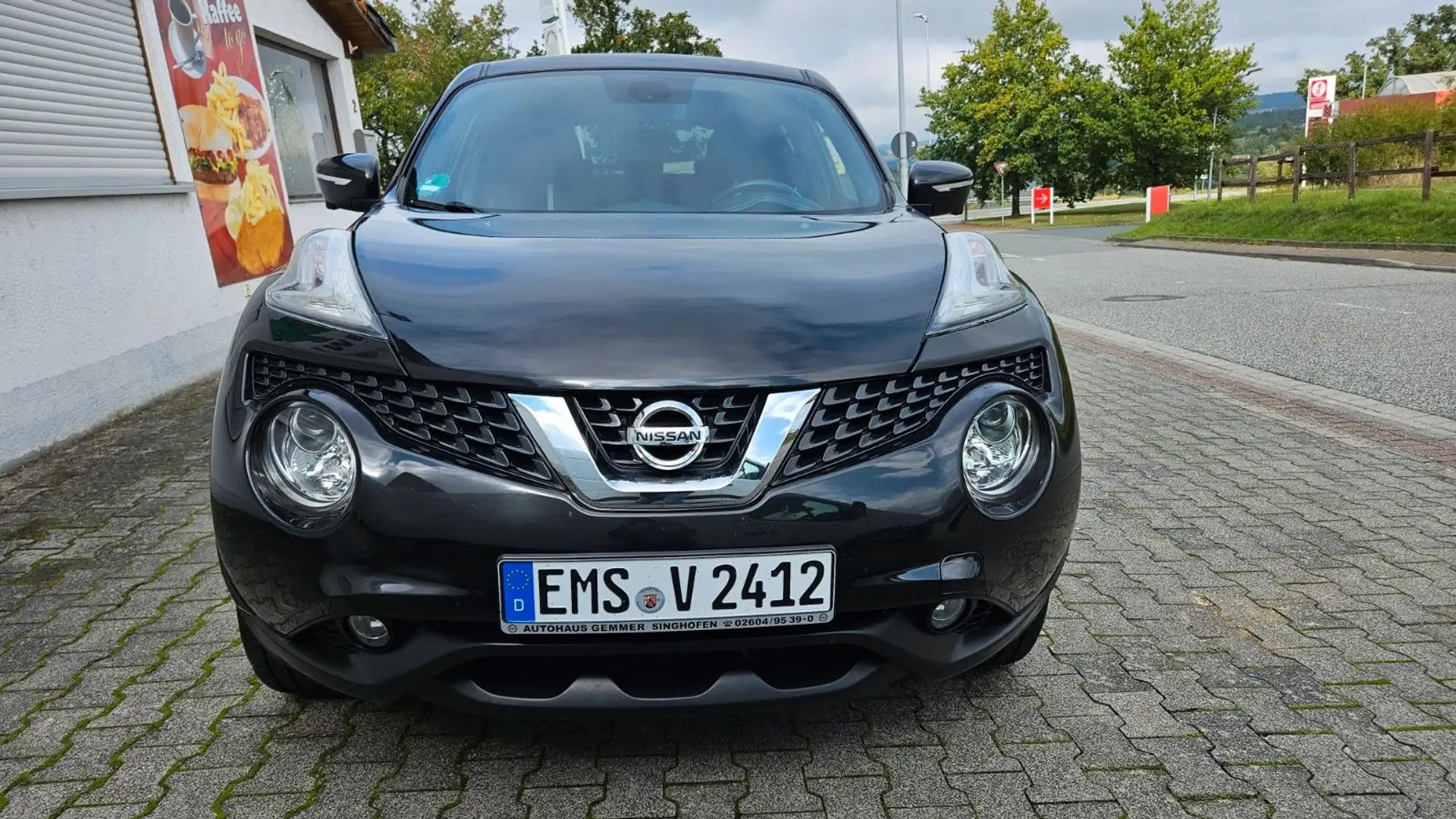 Nissan Juke Tekna, NUR: 60.000KM, 2Hd, KLIMA, TÜV NEU Schwarz - 2