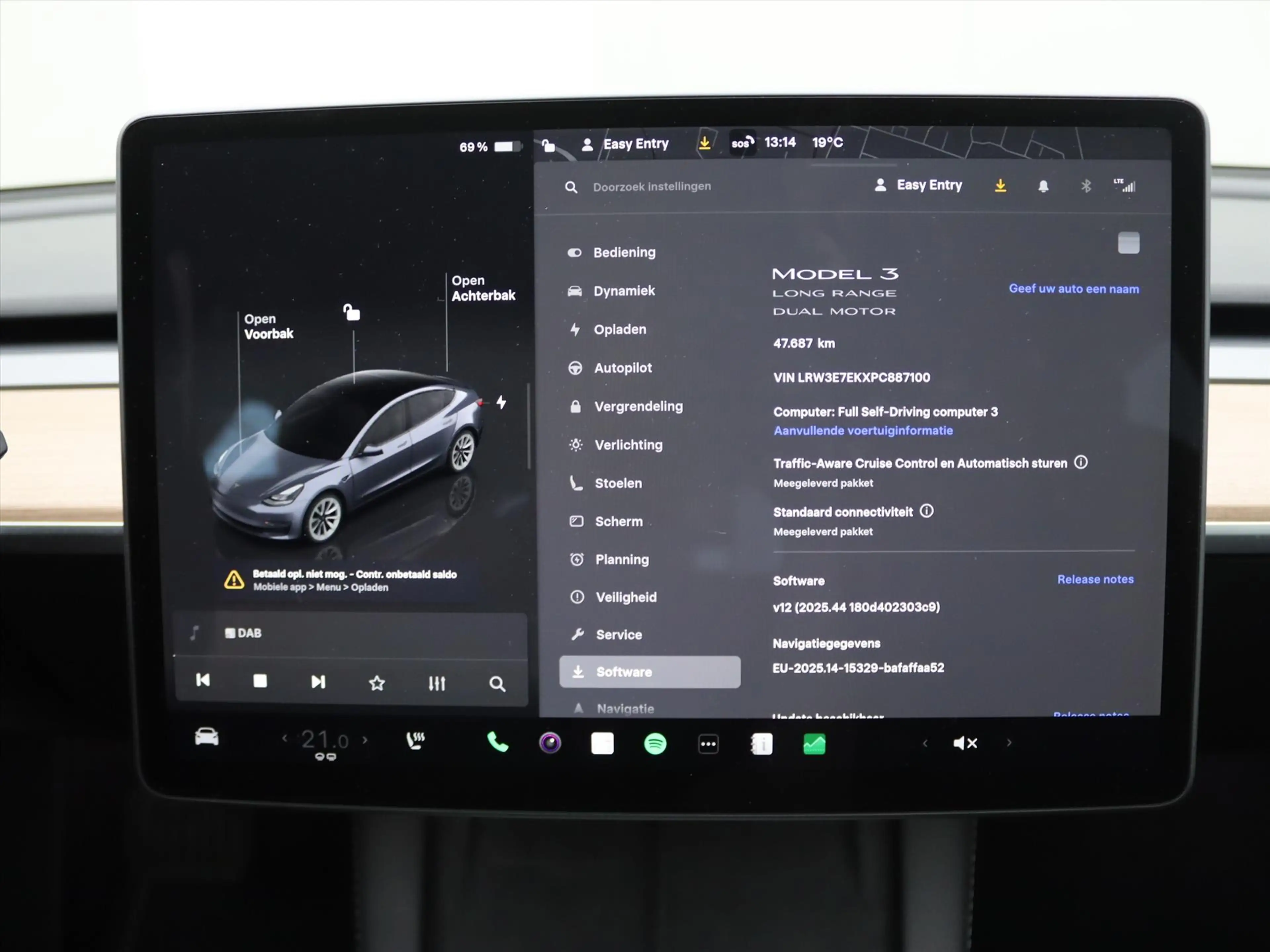 Tesla Model 3 Long Range AWD 75kWh 351pk 94.3% SoH [ AMD RYZEN+A — photo 32
