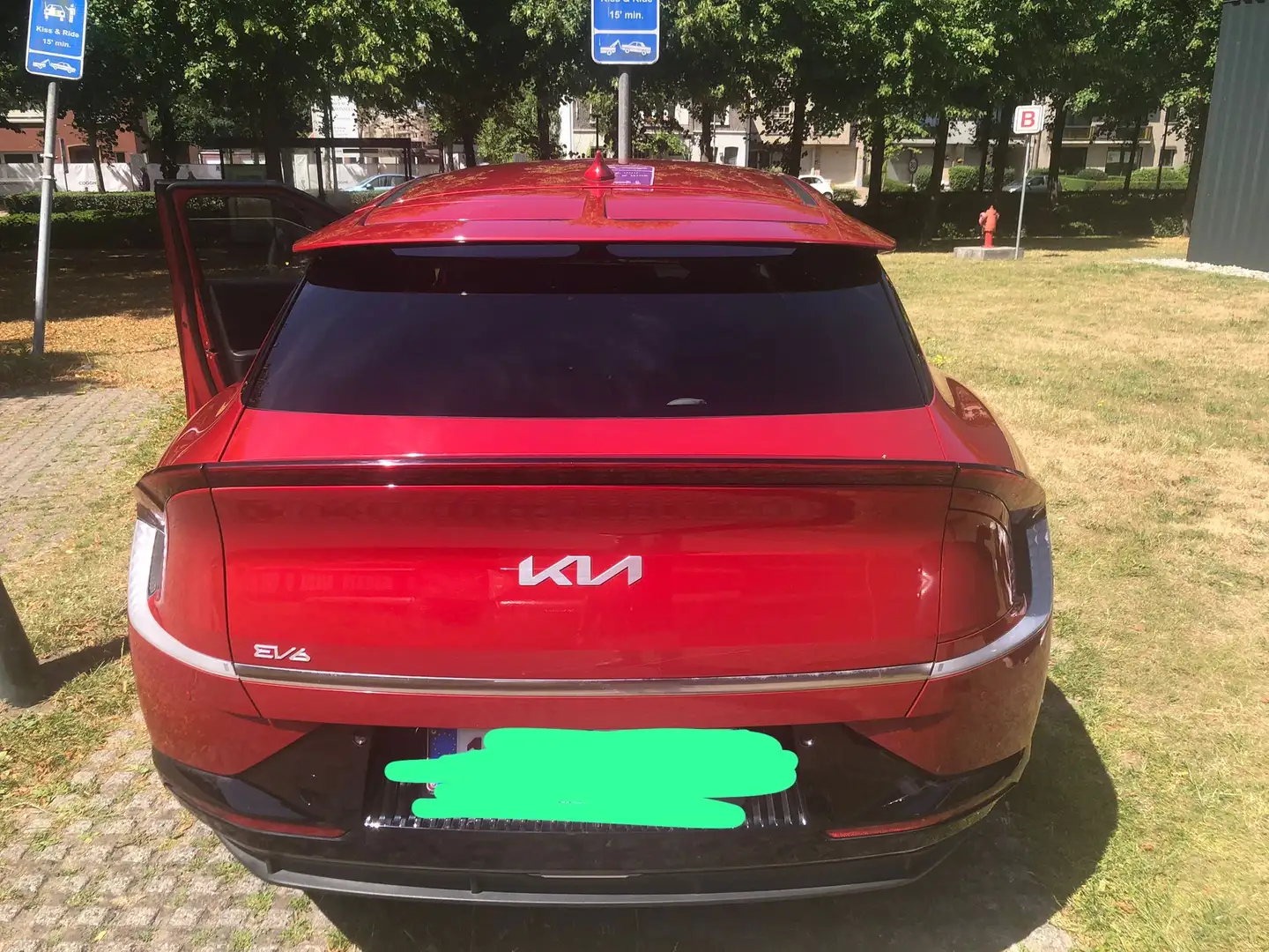 Kia EV6 standard air 77.4kwh Rouge - 2