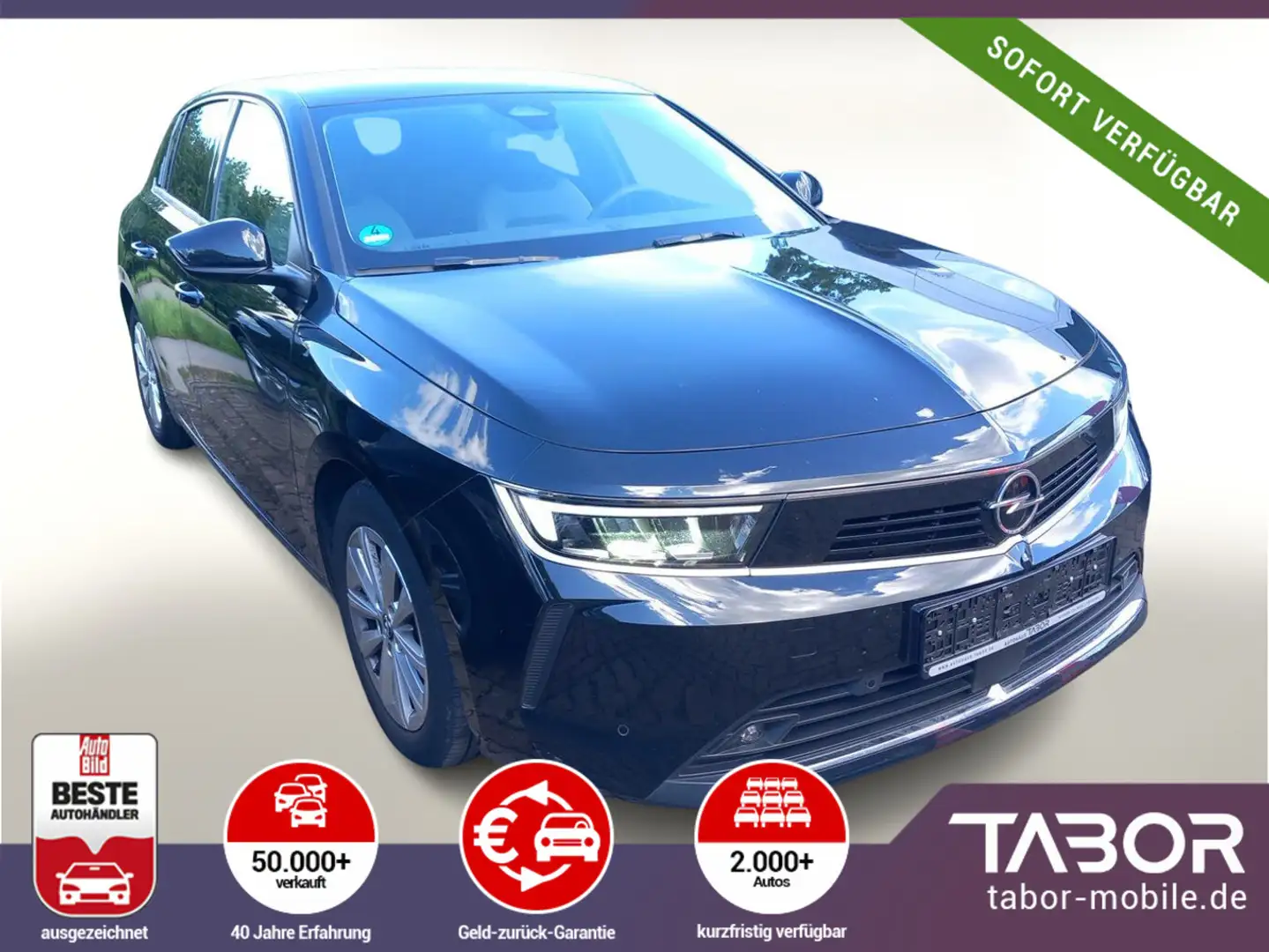 Opel Astra 1.2 Turbo 130 Business Edition LED Kam PDC Noir - 1