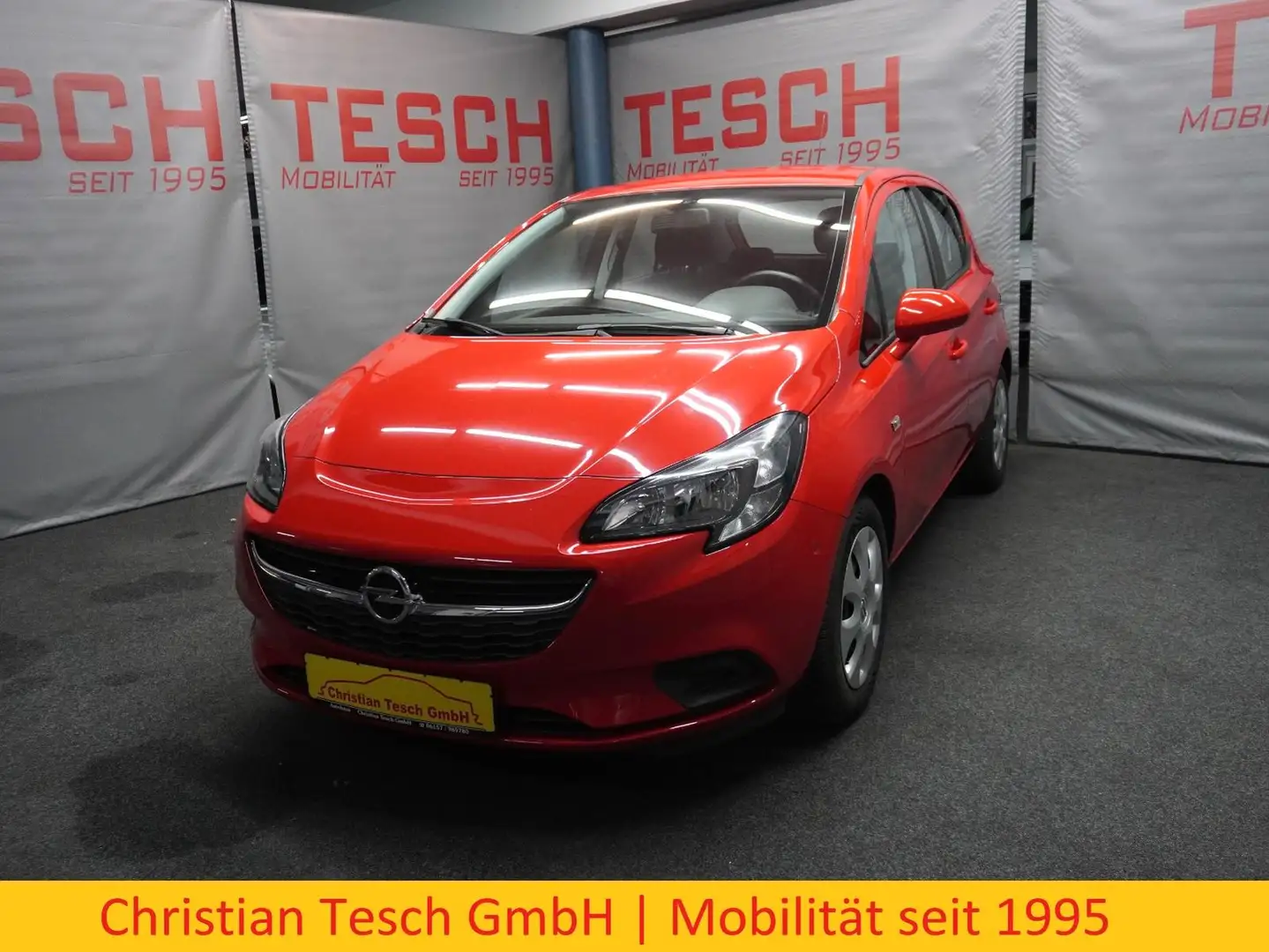 Opel Corsa E 1.4| LENKRADHZG | TEMPOMAT |PDC |TOTWINK Rouge - 1