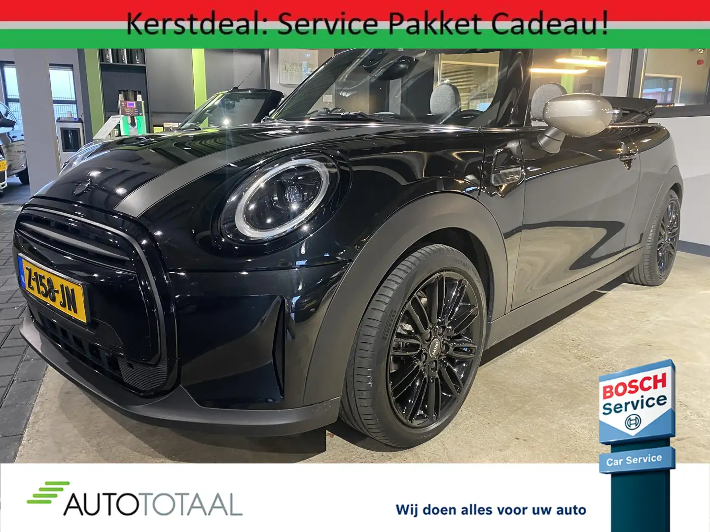 MINI Cooper Cabrio Mini 1.5 STOELVERW. - CRUISE - CABRIO - NAV Noir - 1
