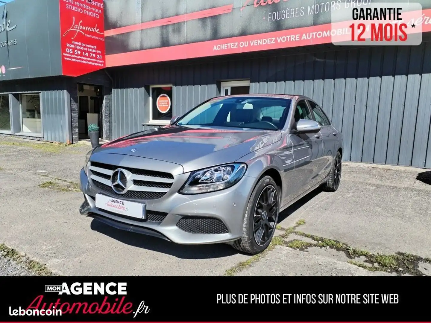Mercedes-Benz C 180 IV 180 BUSINESS 7G-TRONIC Gris - 1