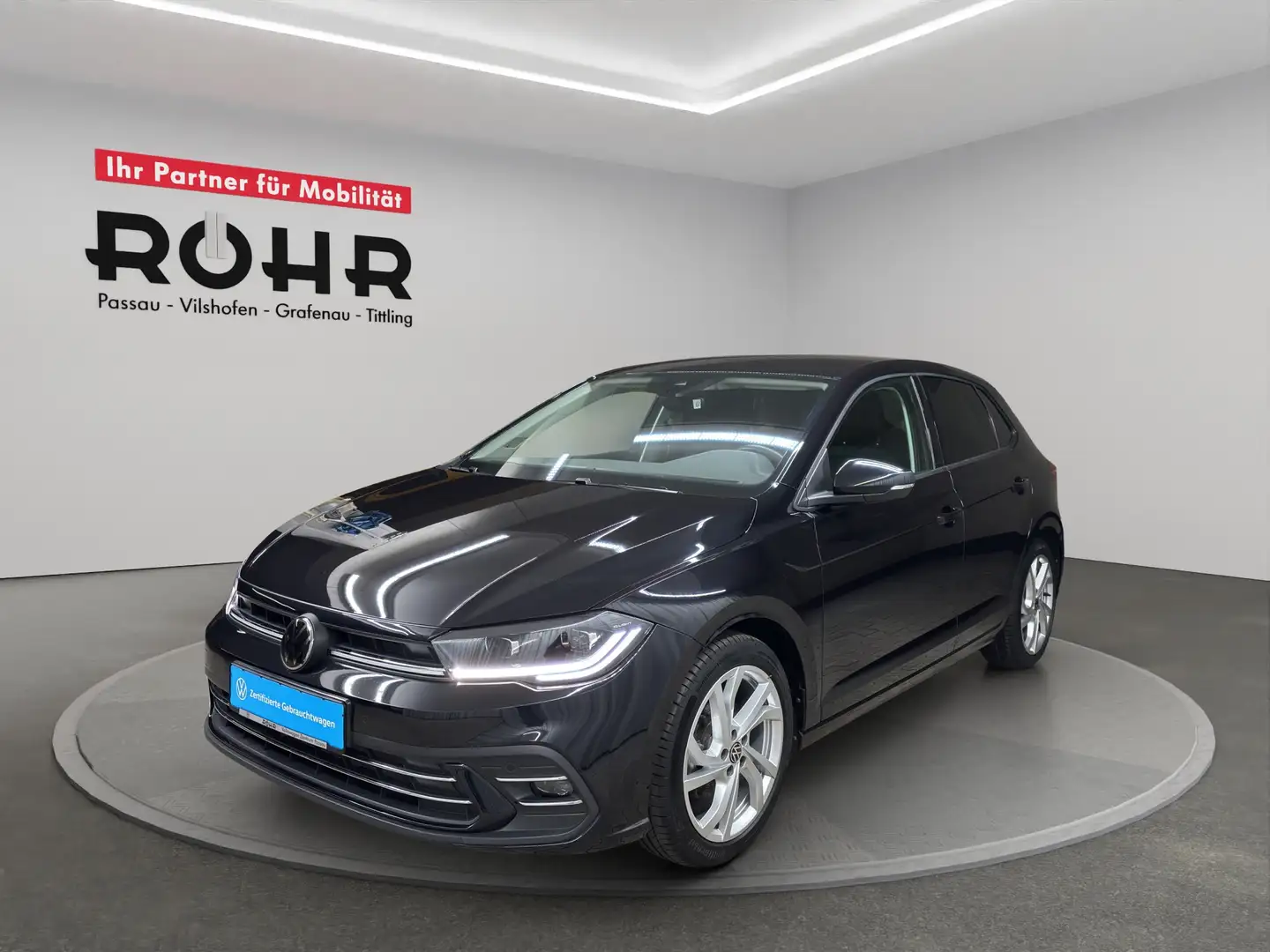 Volkswagen Polo Style (05/2029Garantie.Sportfahrwerk.Navi) 1.0 TSI Schwarz - 2