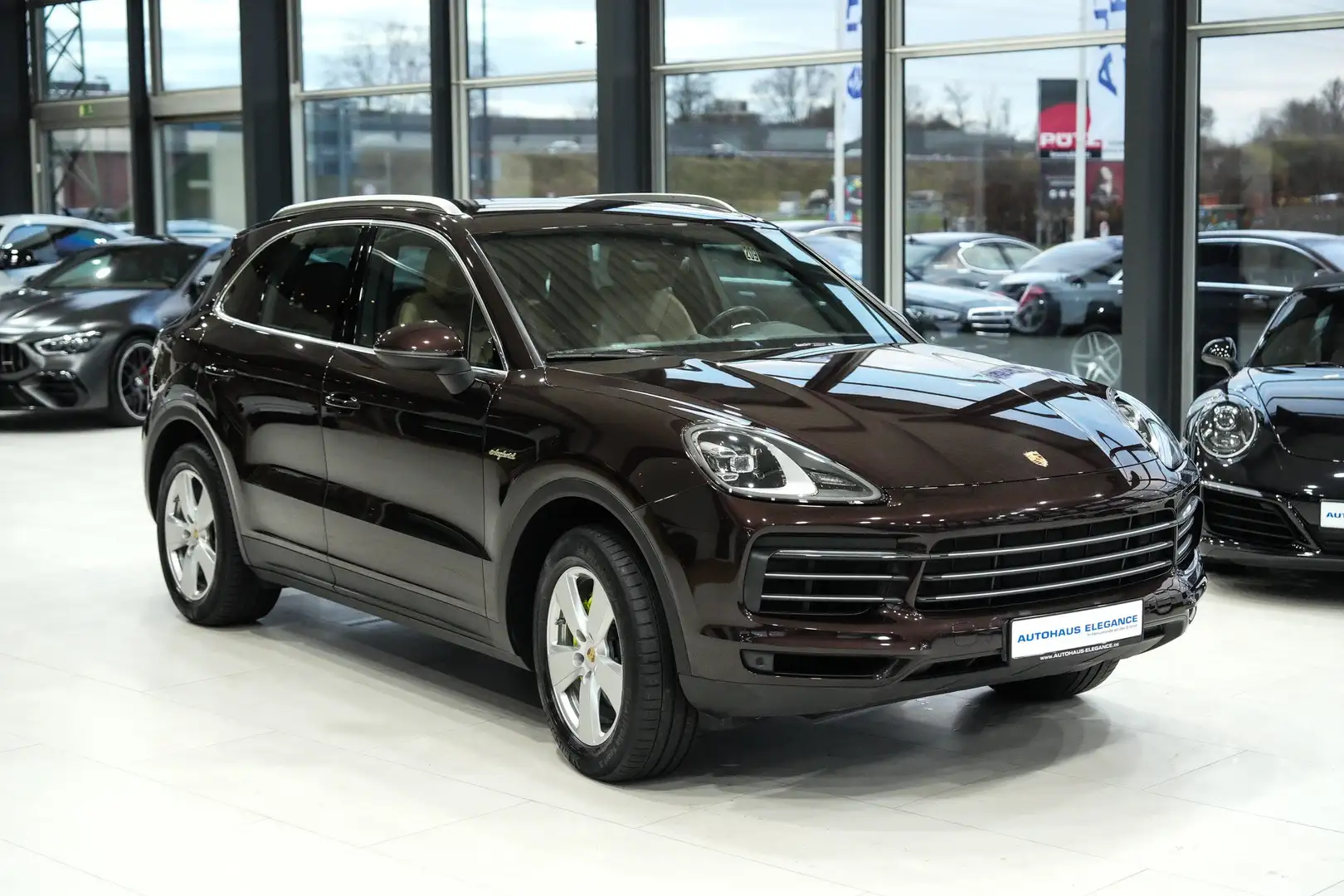 Porsche Cayenne E-Hybrid*SPORT-CHRONO*14-WEGE*BOSE*PDLS* Braun - 2